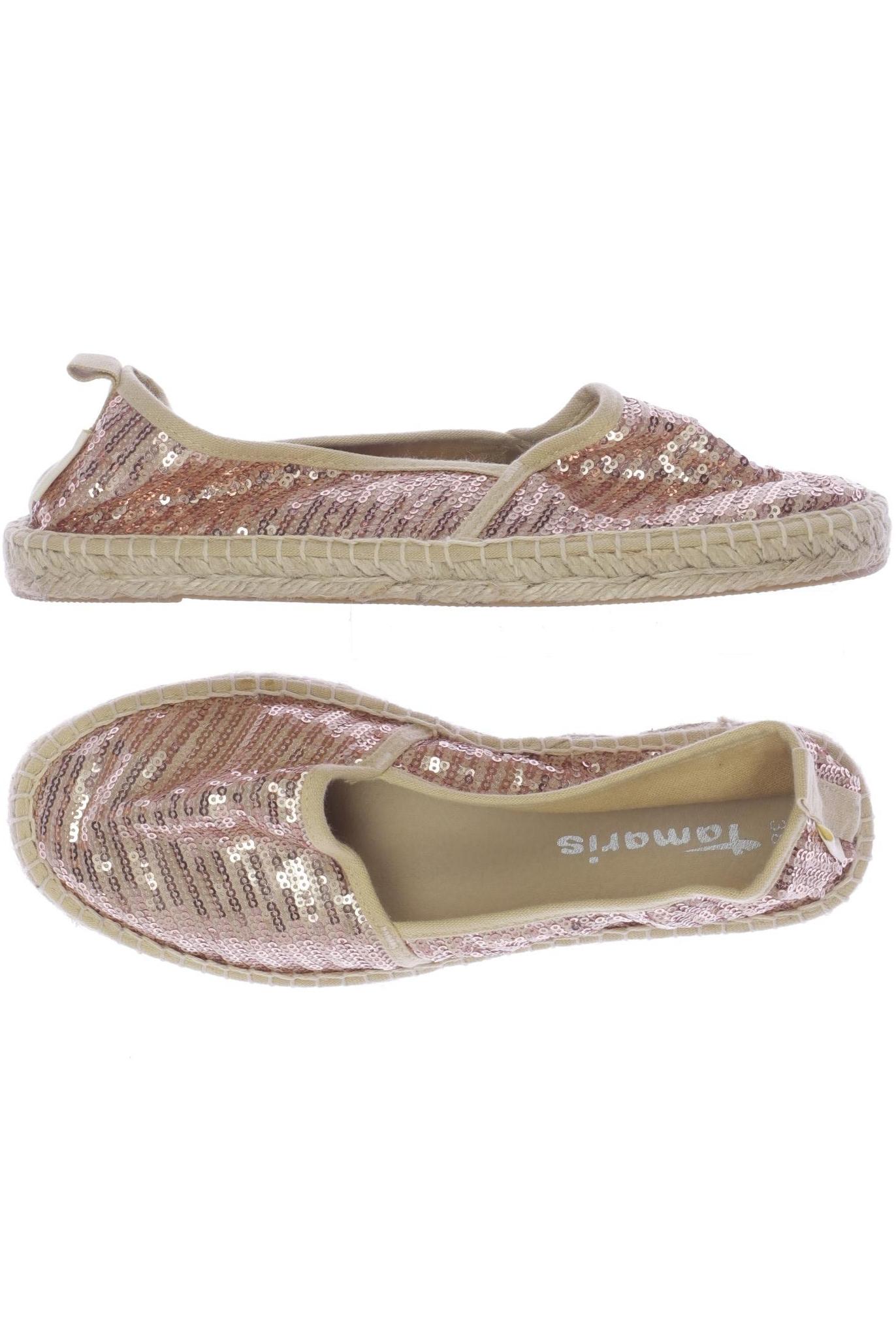 

Tamaris Damen Ballerinas, gold, Gr. 38