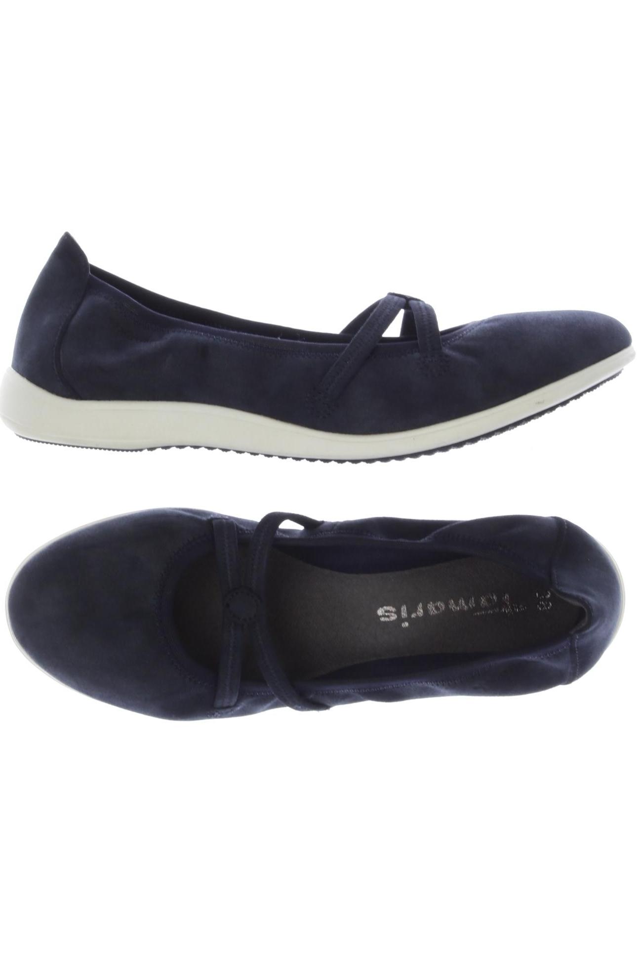 

Tamaris Damen Ballerinas, marineblau, Gr. 38
