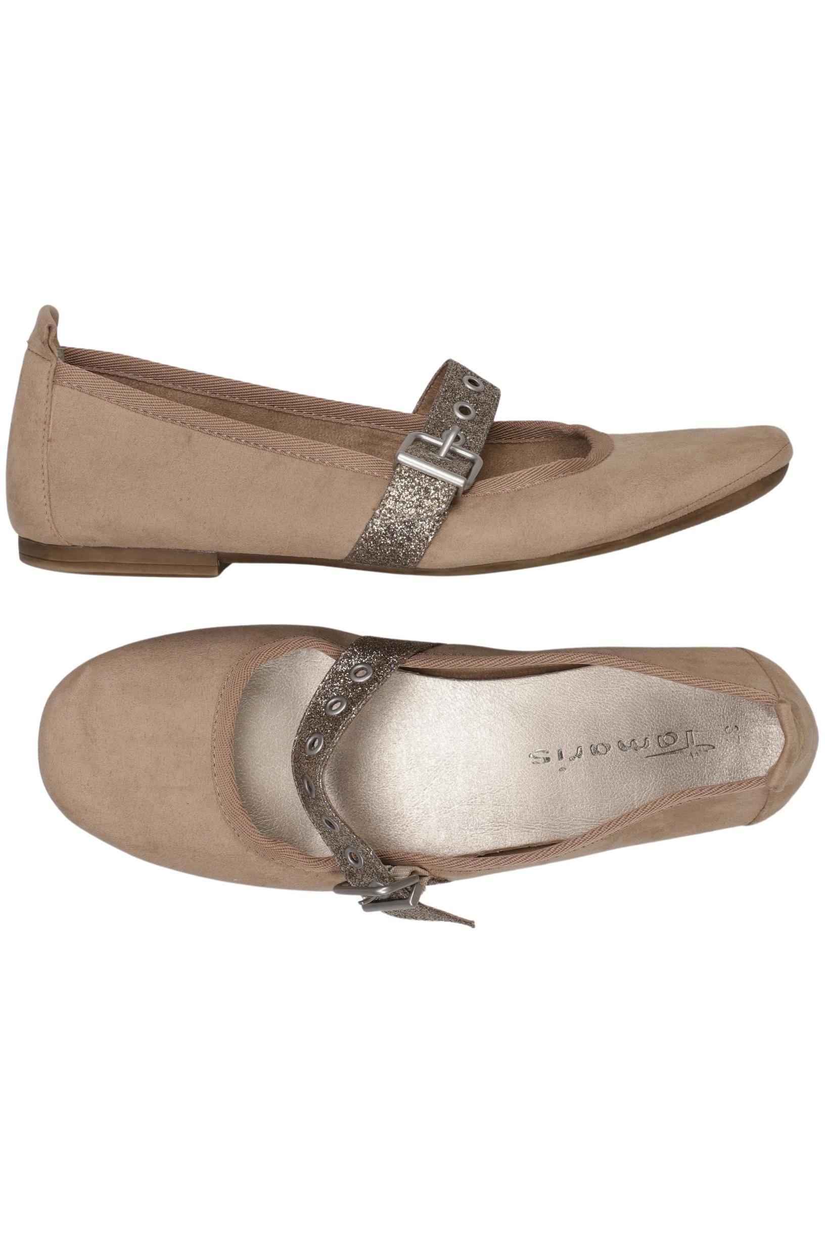

Tamaris Damen Ballerinas, beige, Gr. 37