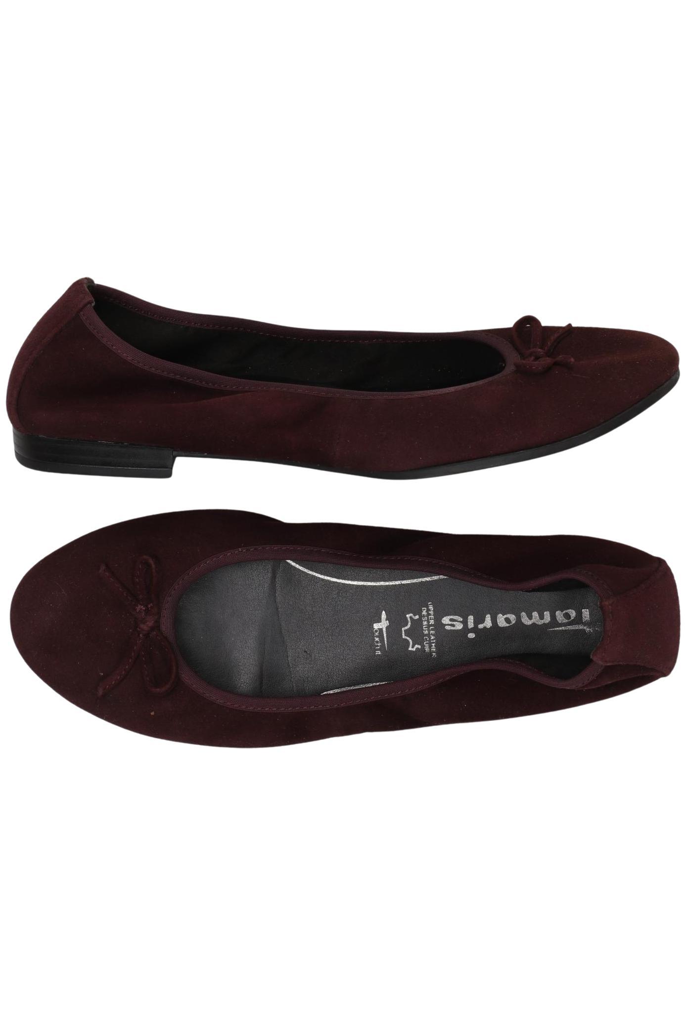 

Tamaris Damen Ballerinas, bordeaux, Gr. 37