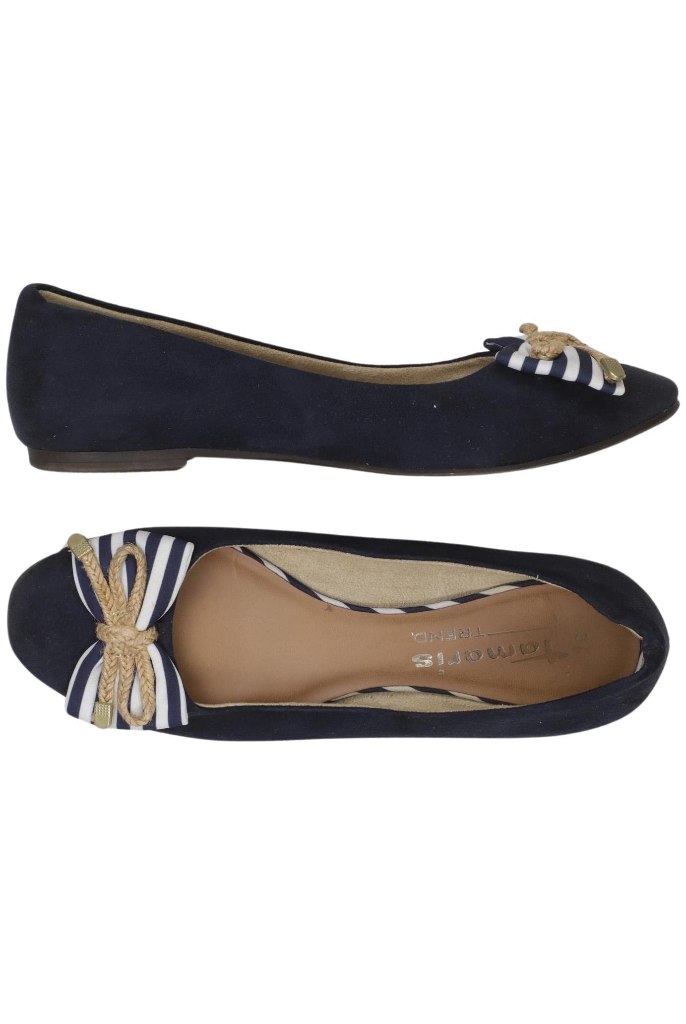 

Tamaris Damen Ballerinas, marineblau, Gr. 37