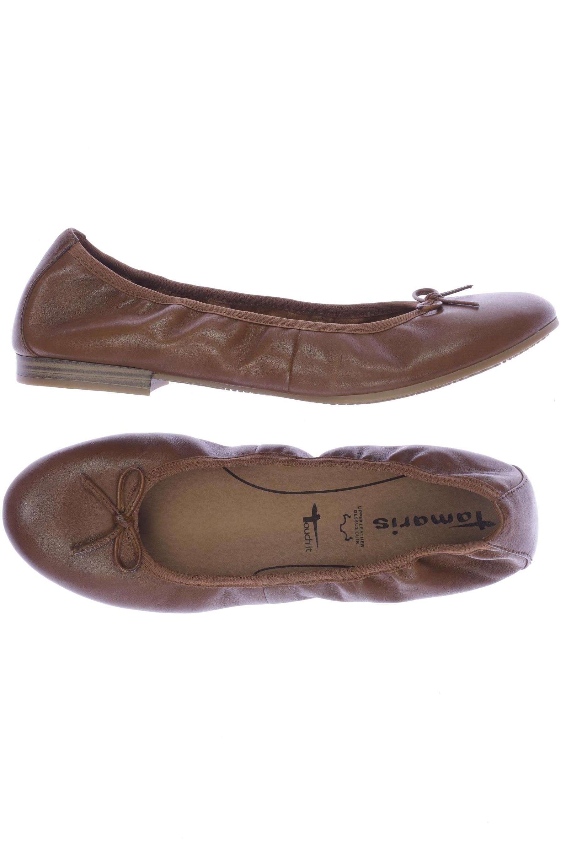 

Tamaris Damen Ballerinas, braun, Gr. 41