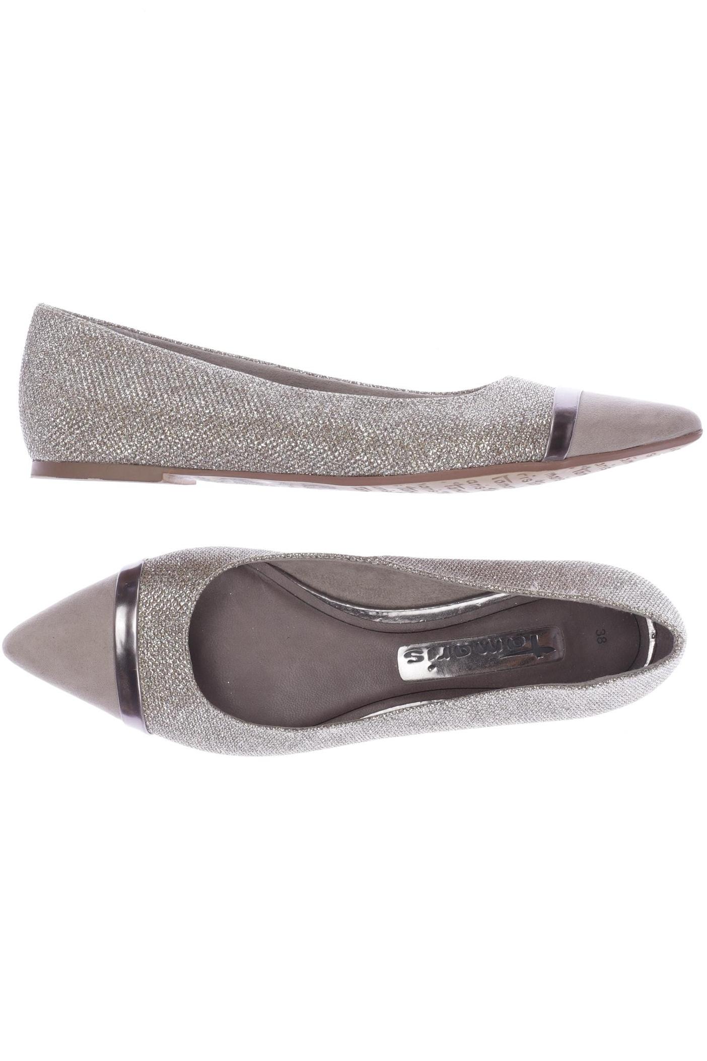 

Tamaris Damen Ballerinas, silber