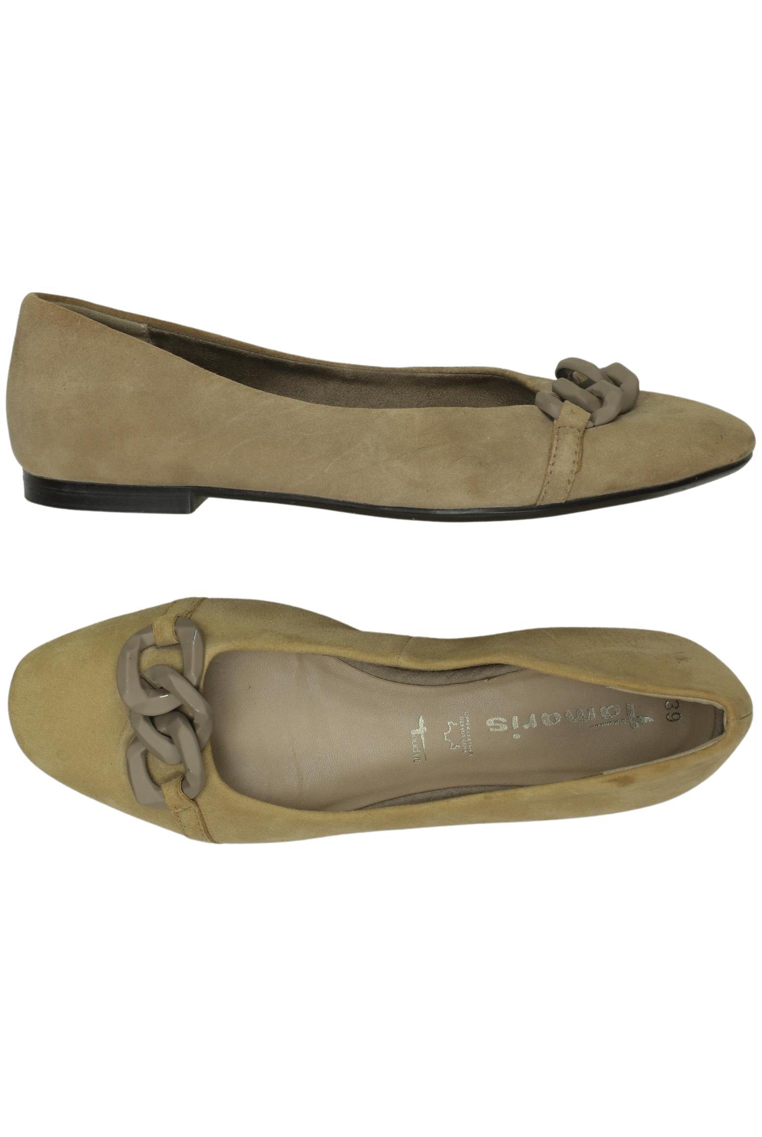 

Tamaris Damen Ballerinas, beige, Gr. 39
