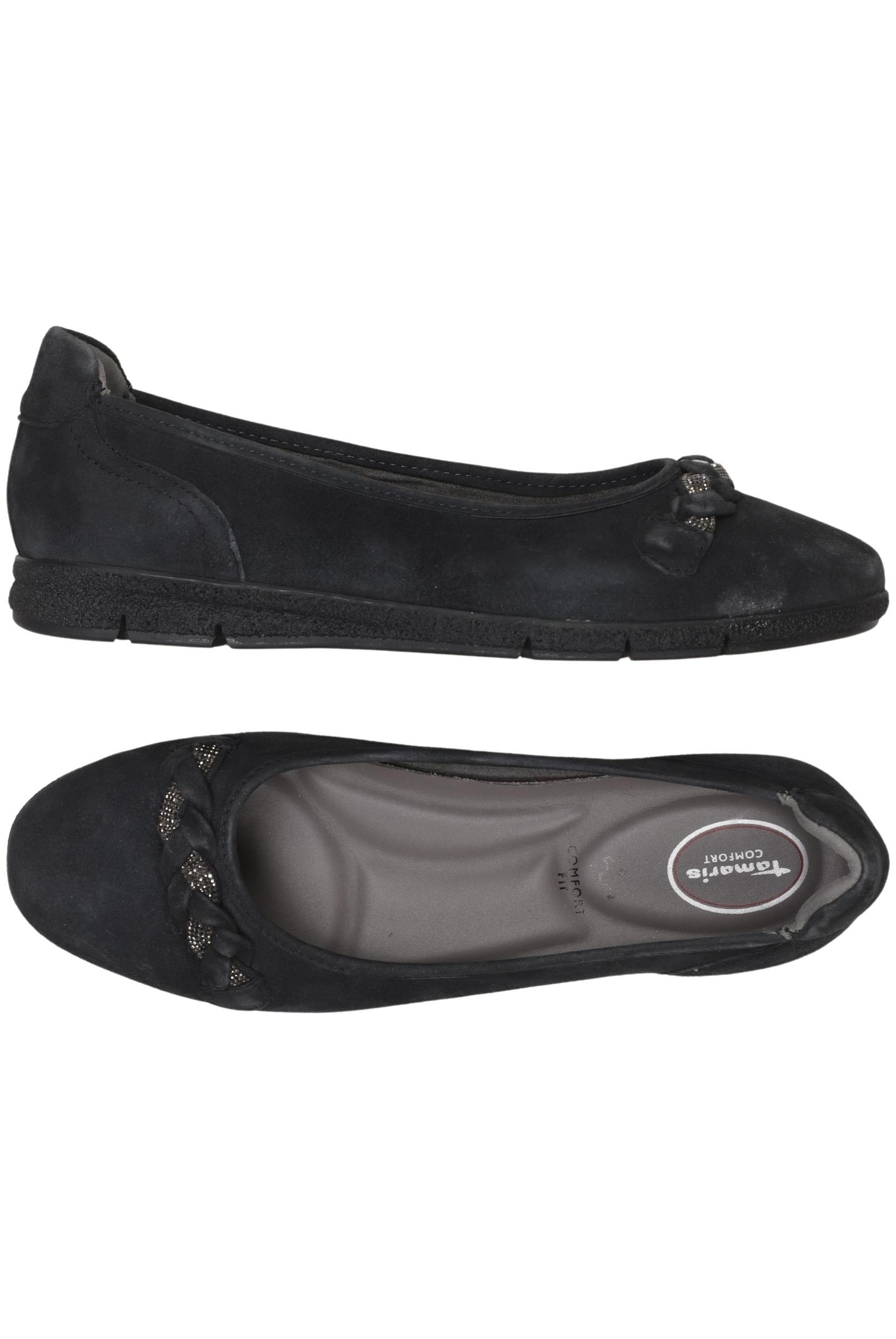 

Tamaris Damen Ballerinas, schwarz, Gr. 41