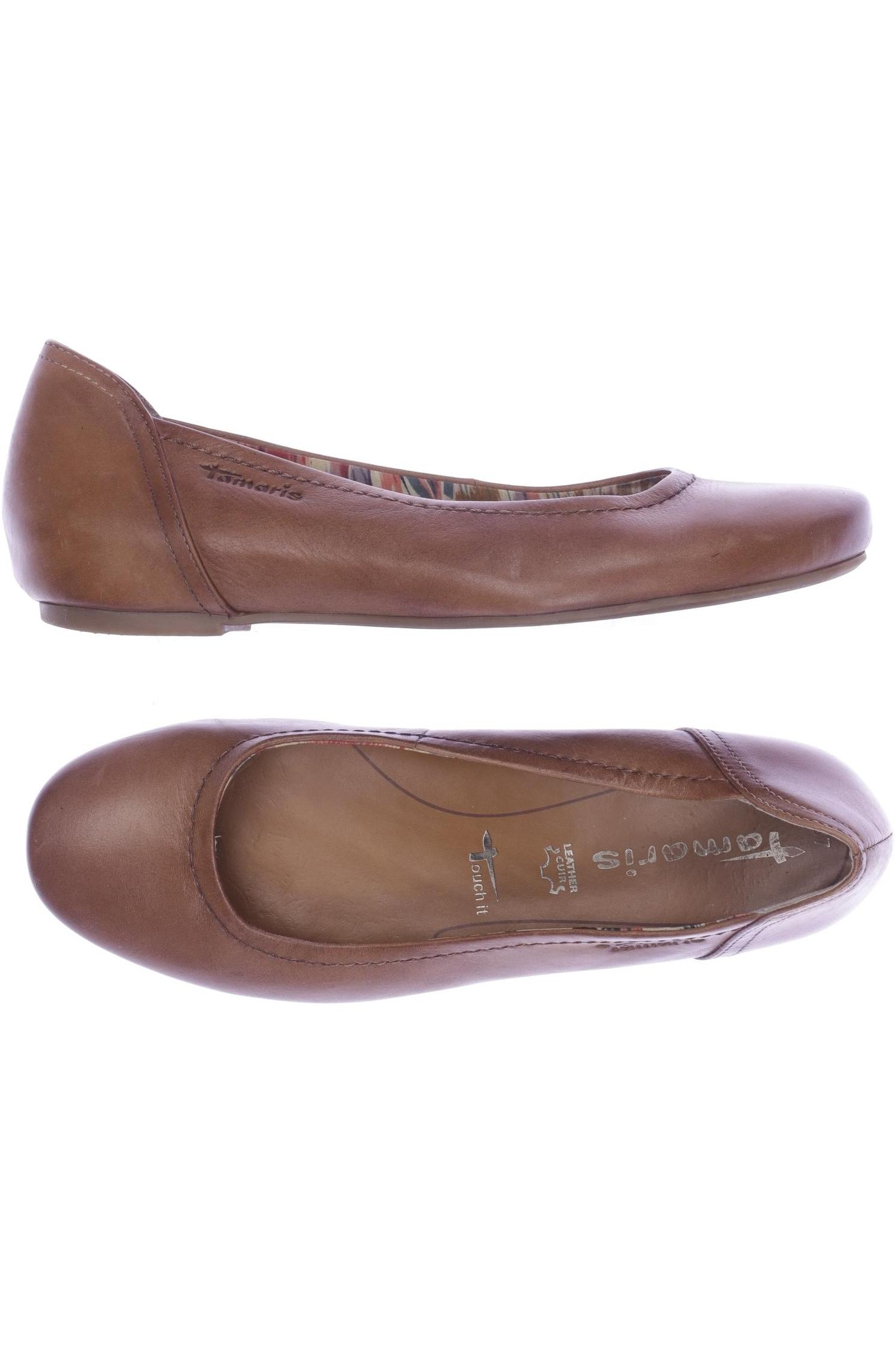 

Tamaris Damen Ballerinas, braun, Gr. 37