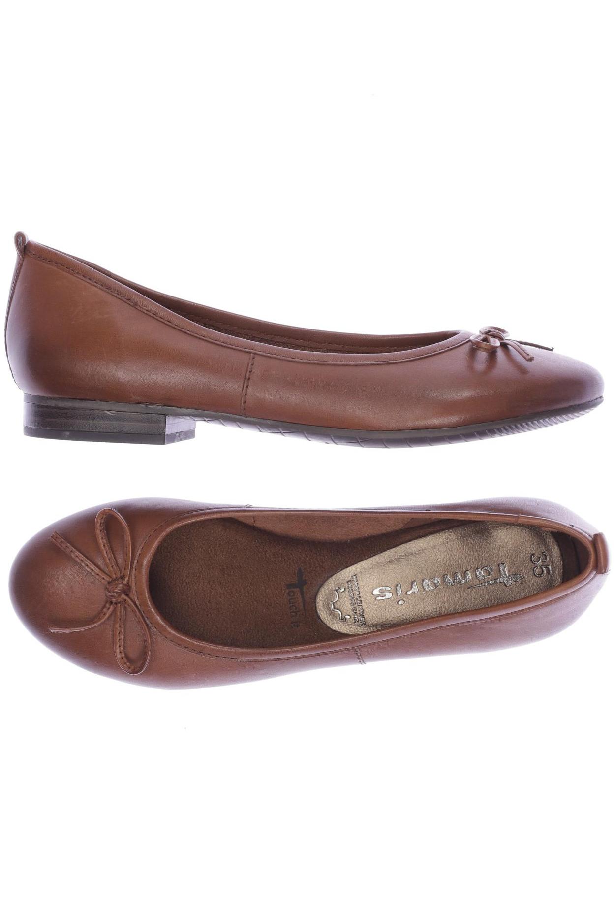 

Tamaris Damen Ballerinas, braun, Gr. 35