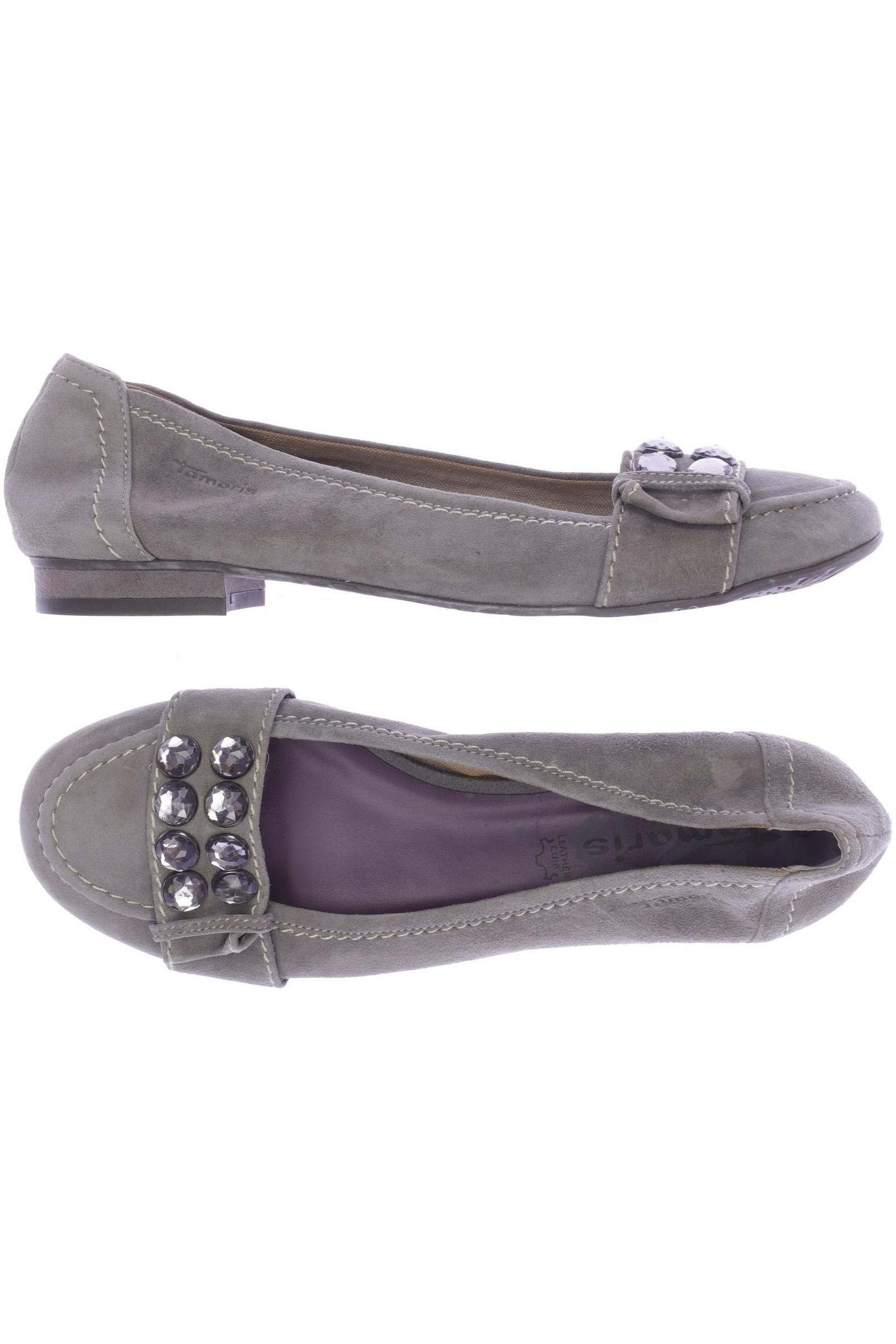 

Tamaris Damen Ballerinas, grau, Gr. 39