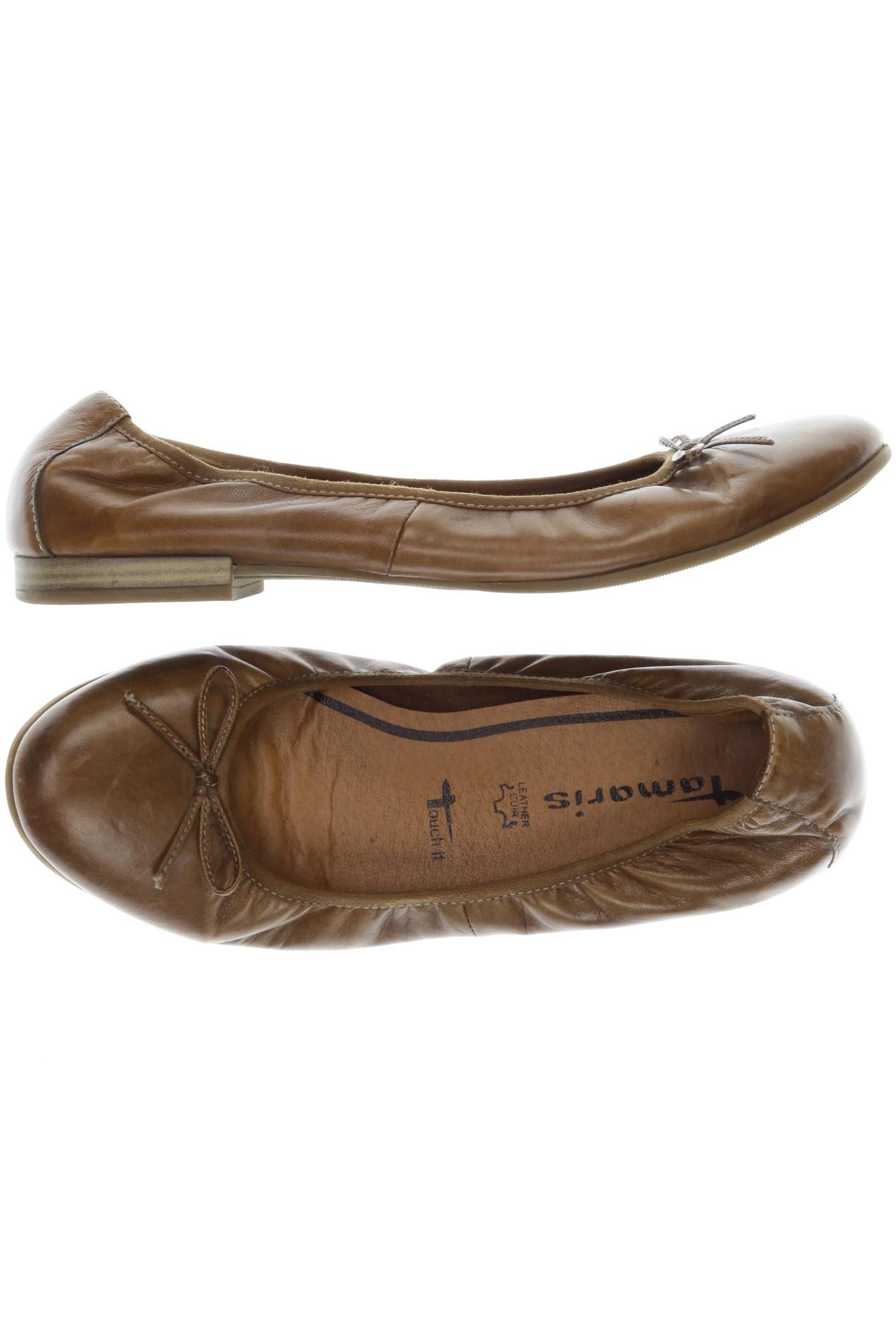 

Tamaris Damen Ballerinas, braun, Gr. 39