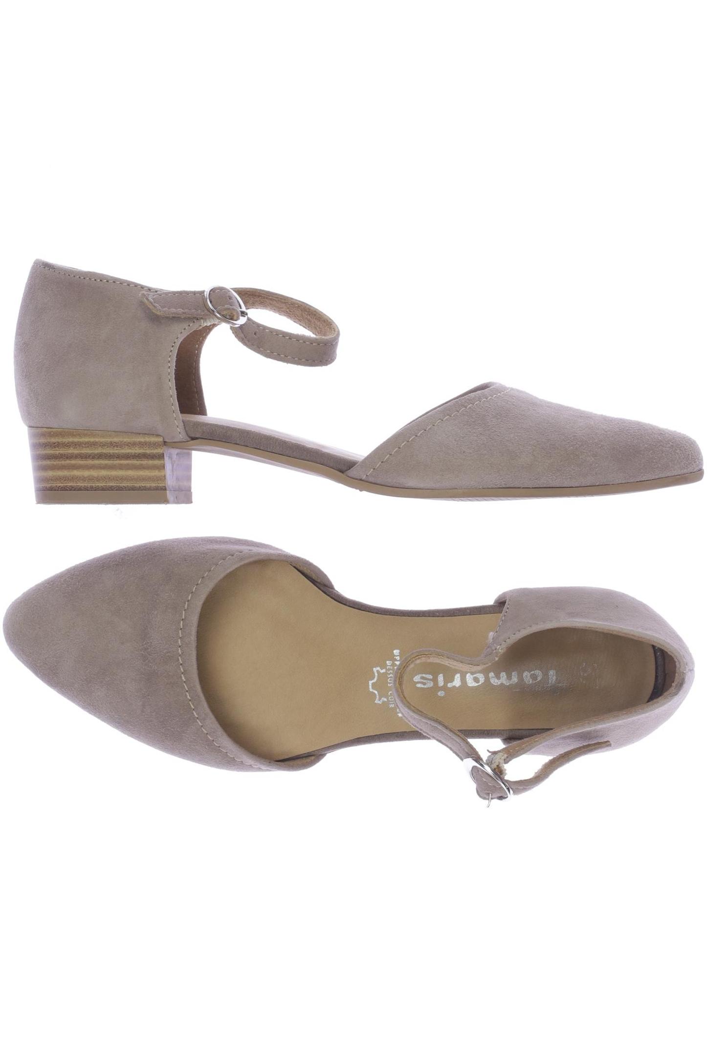 

Tamaris Damen Ballerinas, beige, Gr. 37