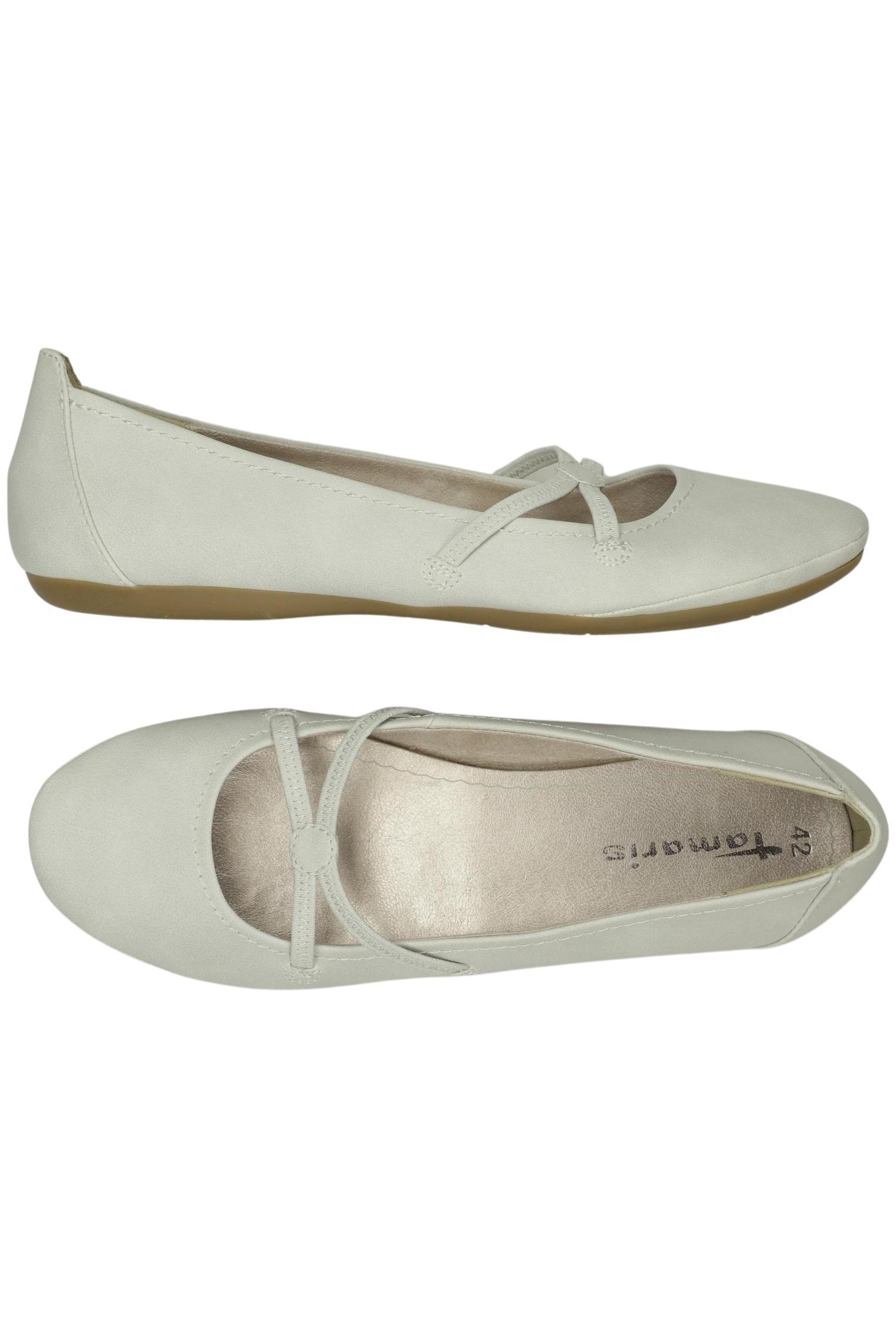

Tamaris Damen Ballerinas, weiß, Gr. 42