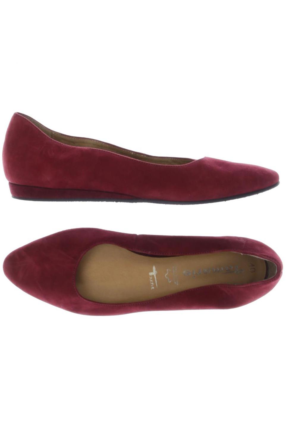 

Tamaris Damen Ballerinas, bordeaux, Gr. 40