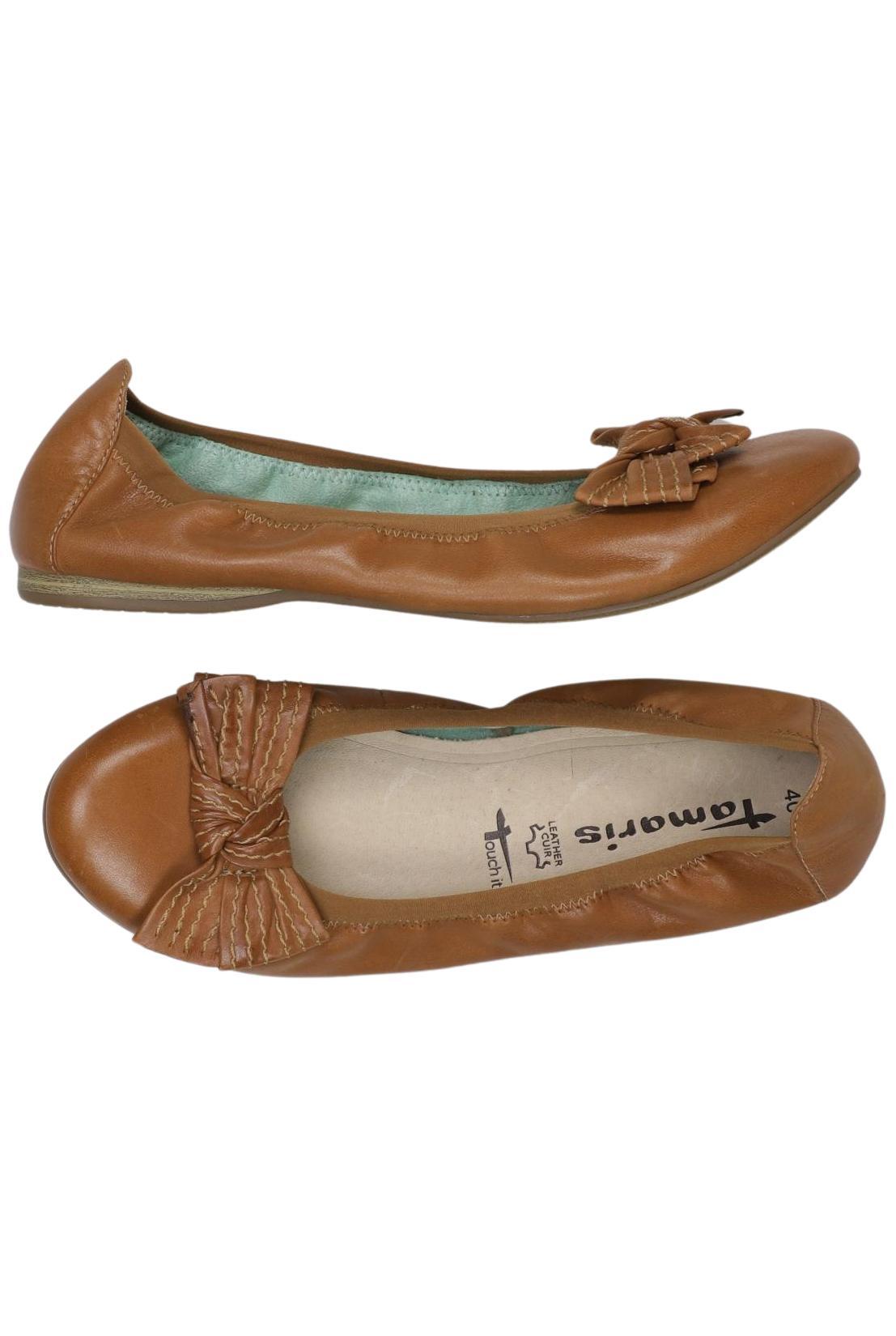 

Tamaris Damen Ballerinas, braun, Gr. 40