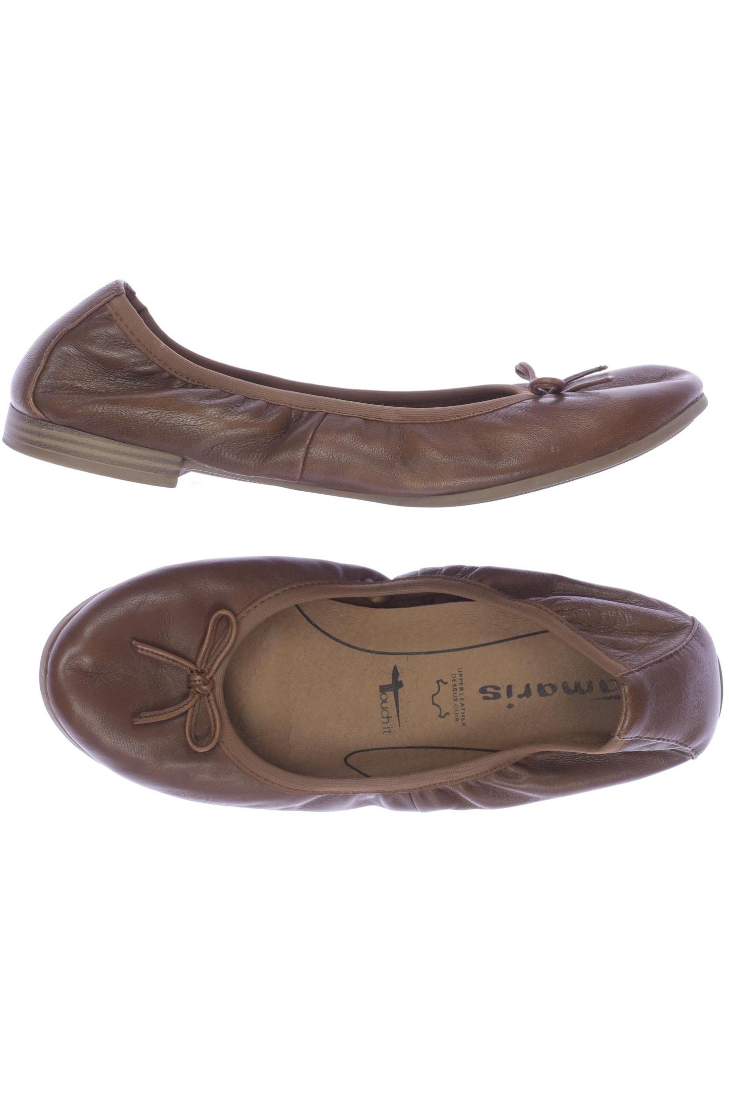 

Tamaris Damen Ballerinas, braun, Gr. 37