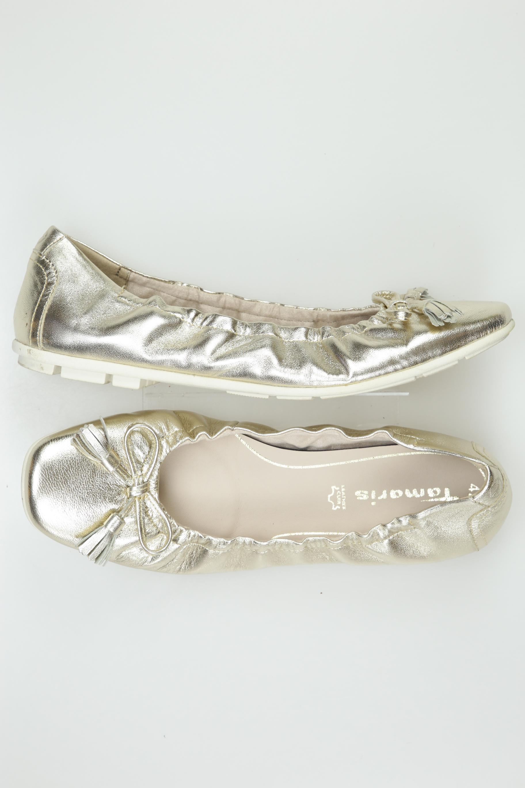 

Tamaris Damen Ballerinas, gold, Gr. 42