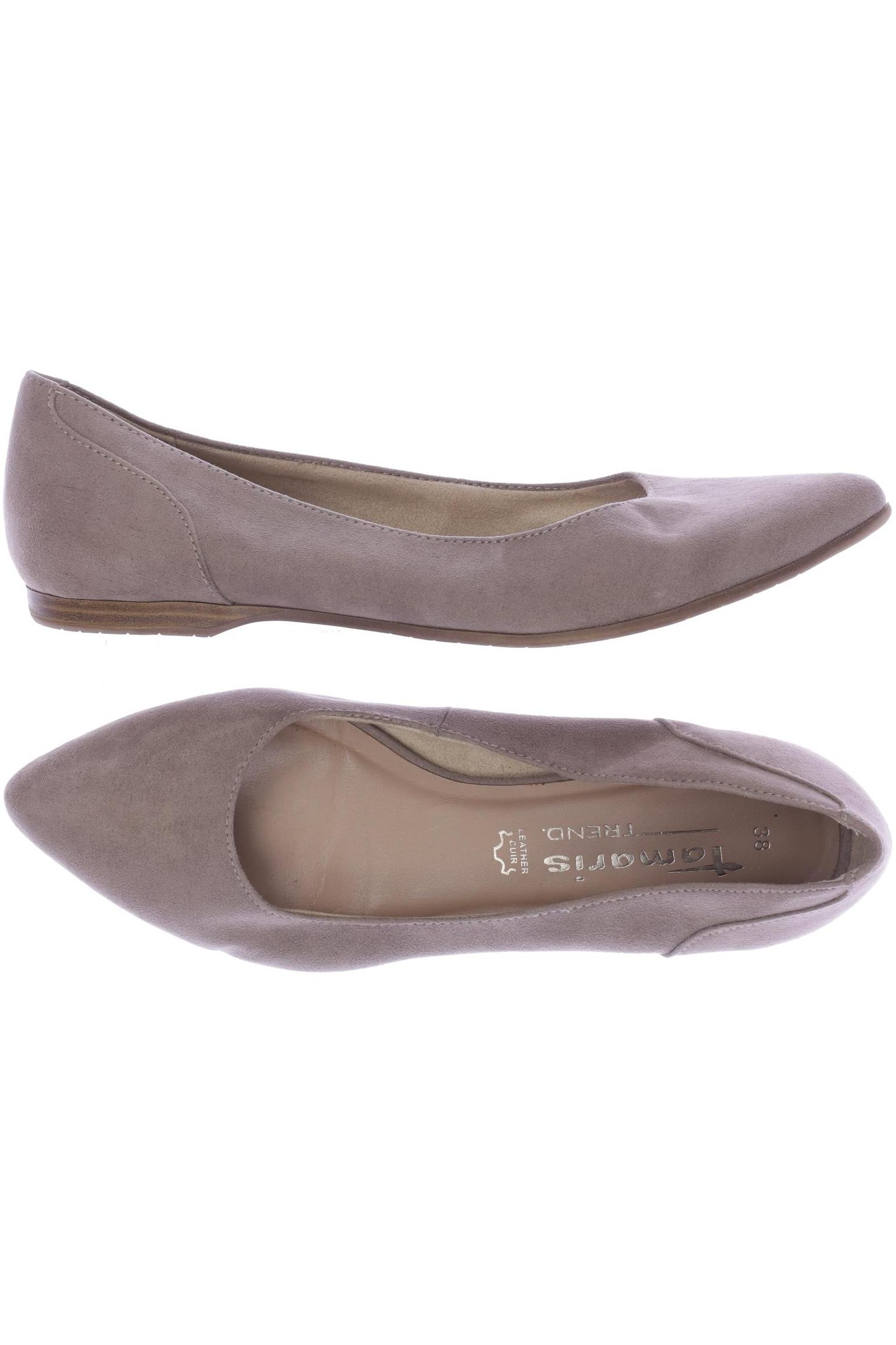 

Tamaris Damen Ballerinas, beige, Gr. 38