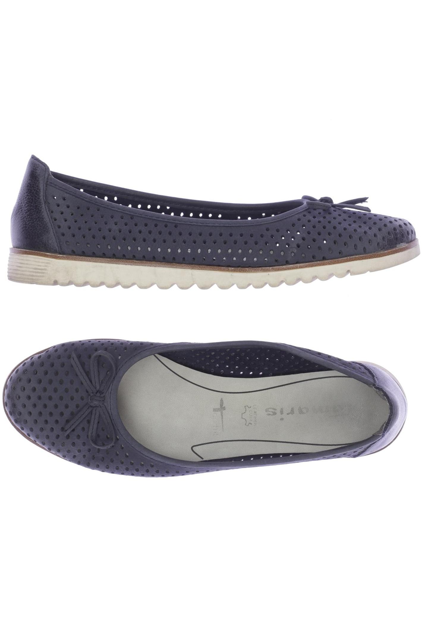 

Tamaris Damen Ballerinas, blau, Gr. 37