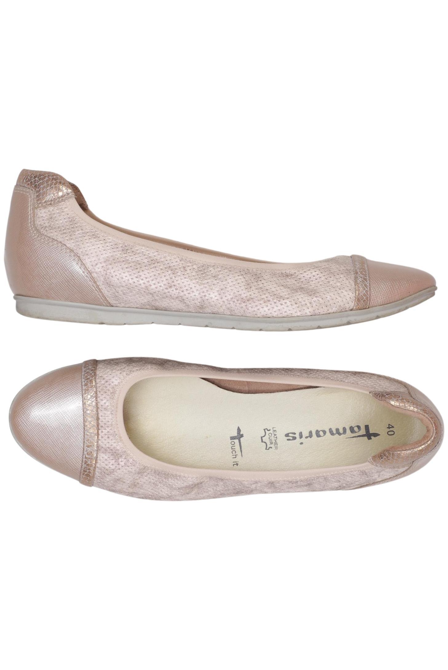 

Tamaris Damen Ballerinas, beige, Gr. 40