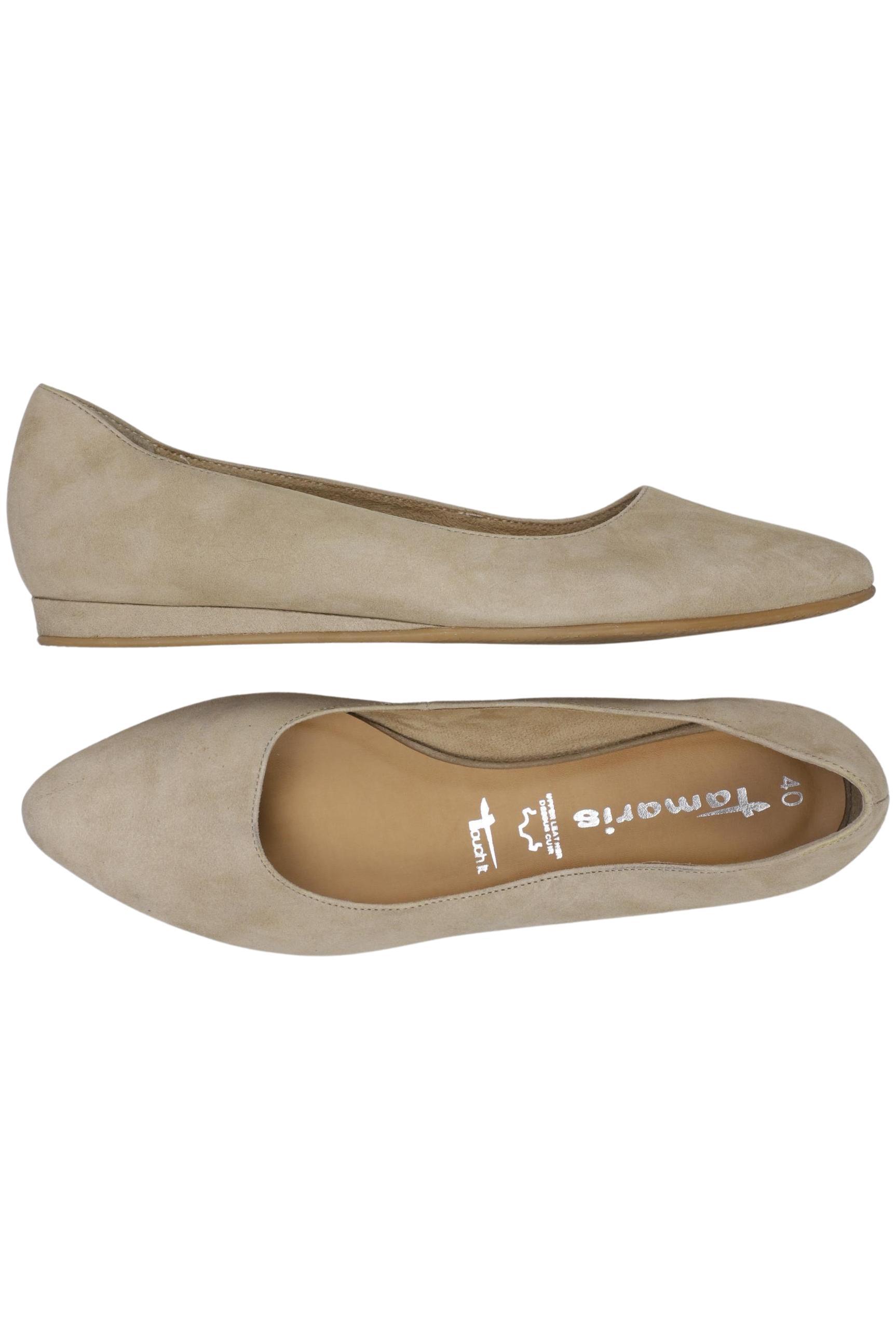 

Tamaris Damen Ballerinas, beige, Gr. 40