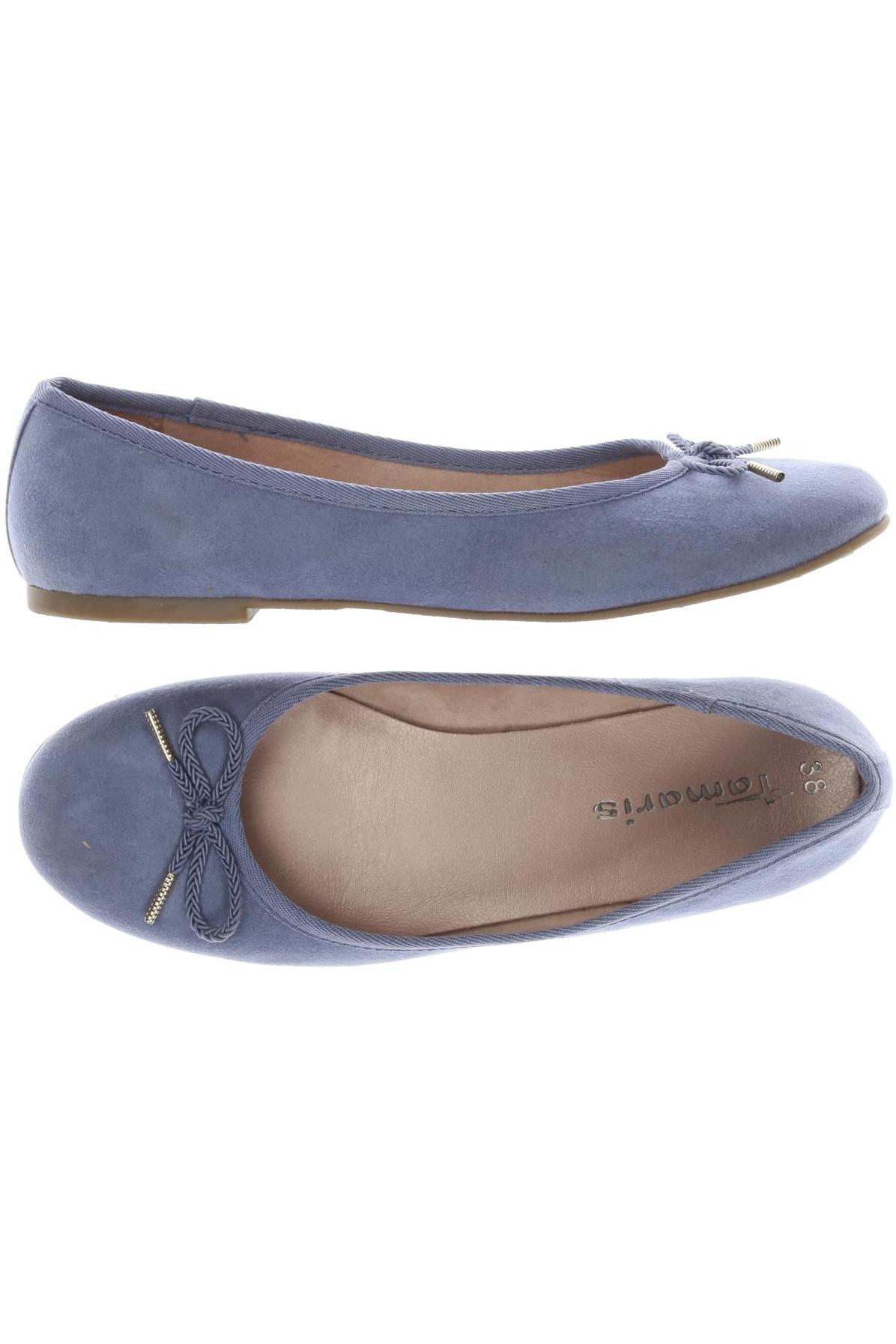

Tamaris Damen Ballerinas, blau, Gr. 38