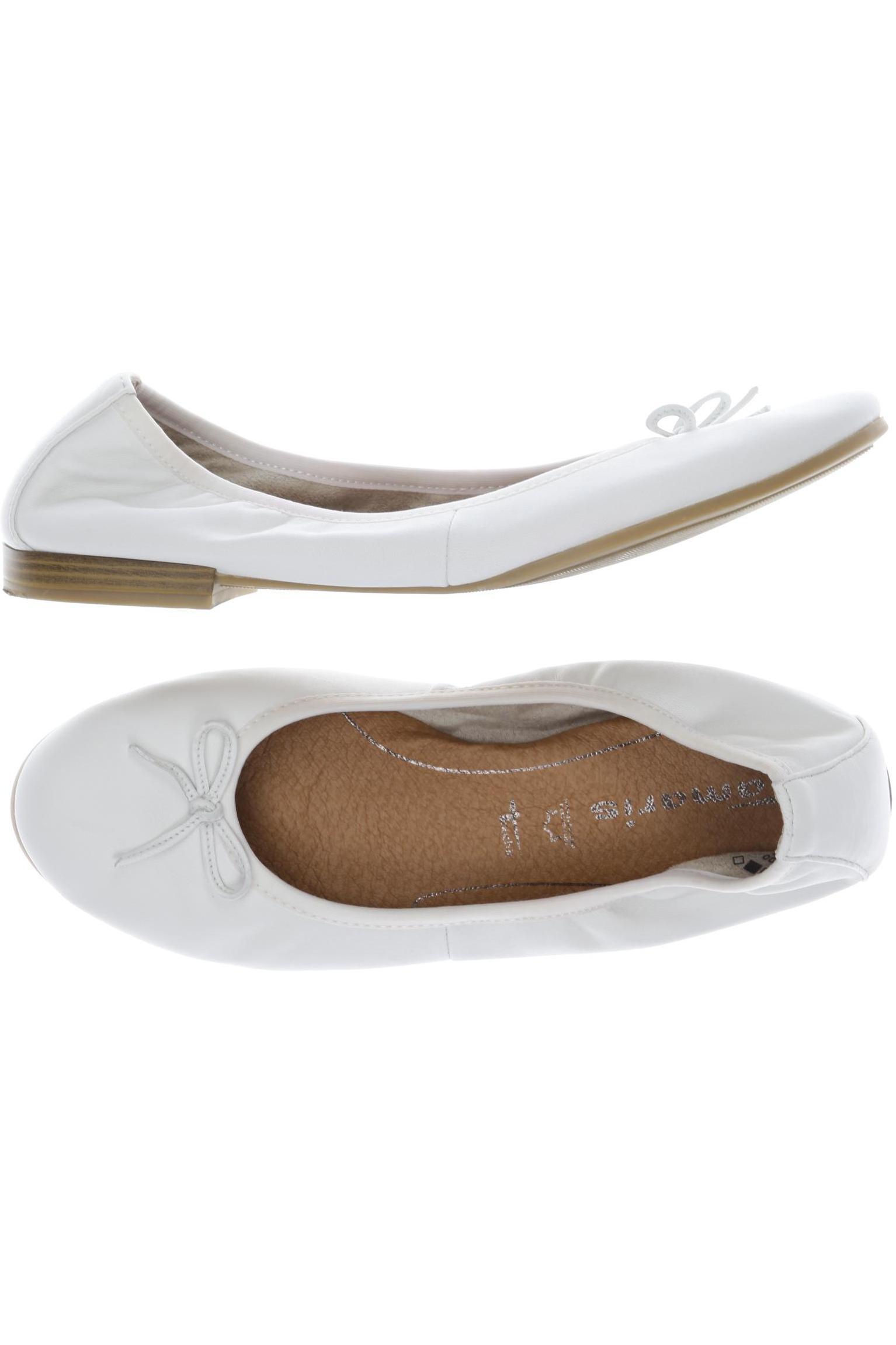 

Tamaris Damen Ballerinas, weiß, Gr. 38