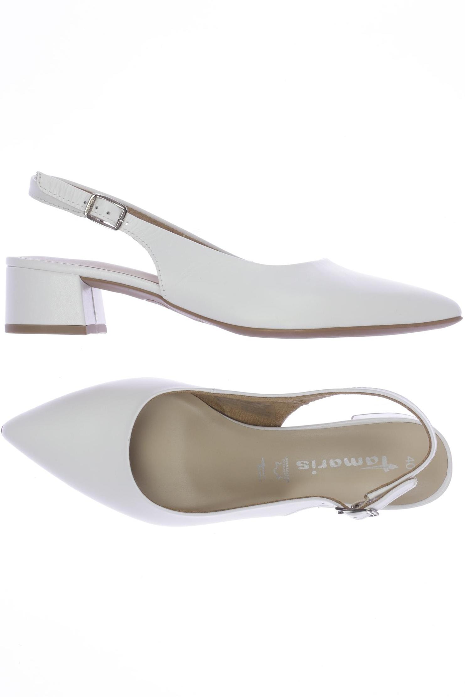 

Tamaris Damen Ballerinas, weiß, Gr. 40