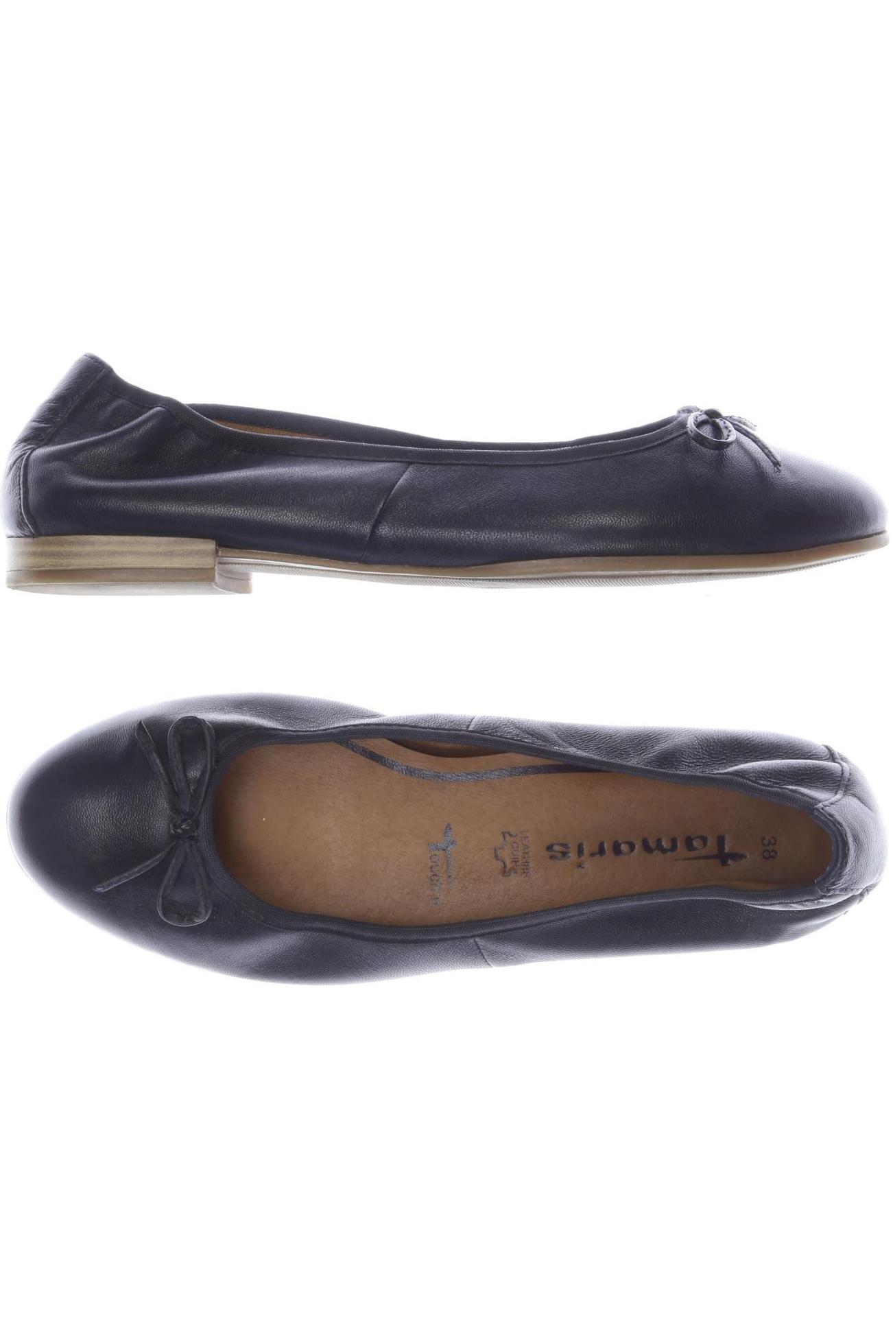 

Tamaris Damen Ballerinas, marineblau, Gr. 38