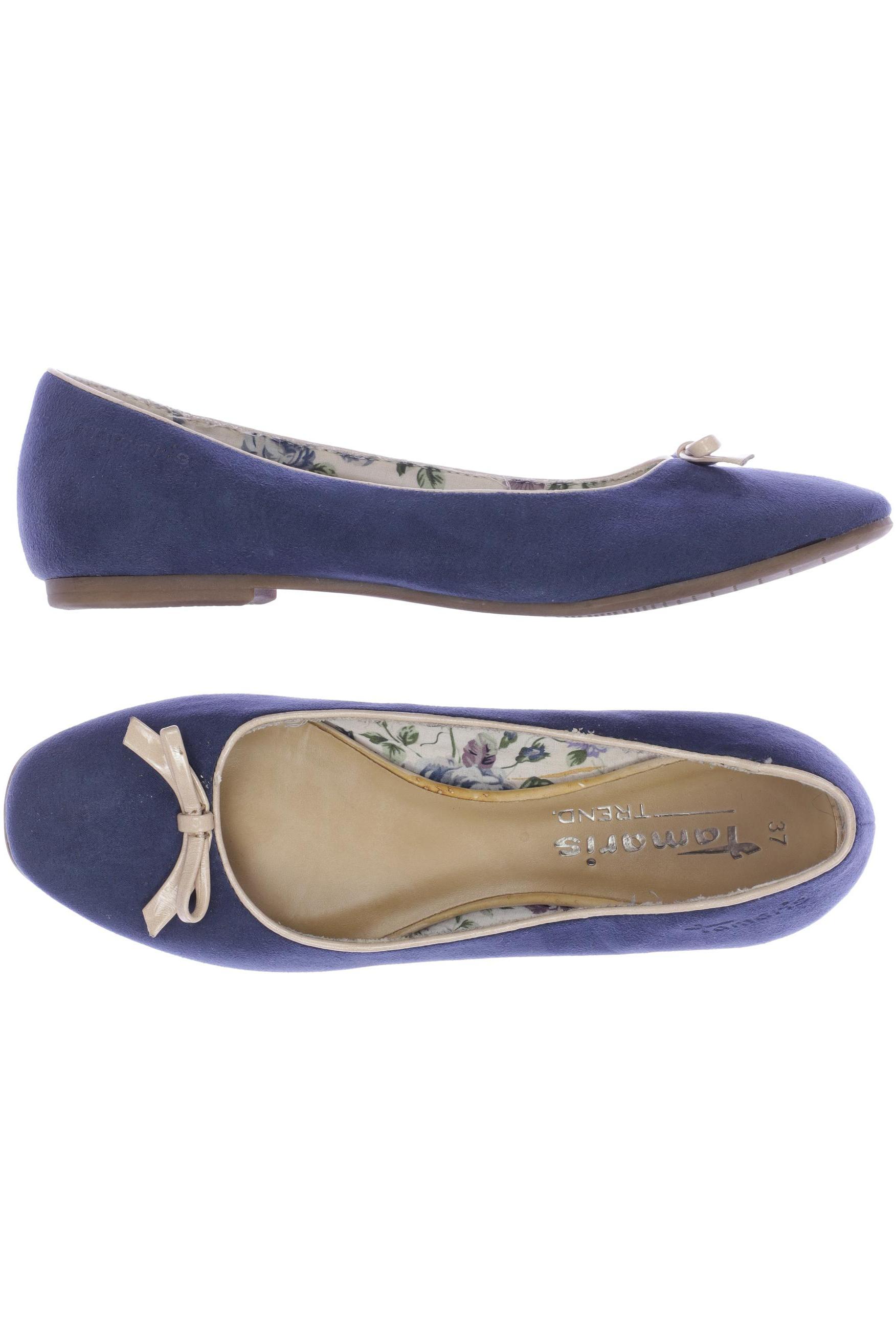 

Tamaris Damen Ballerinas, blau, Gr. 37