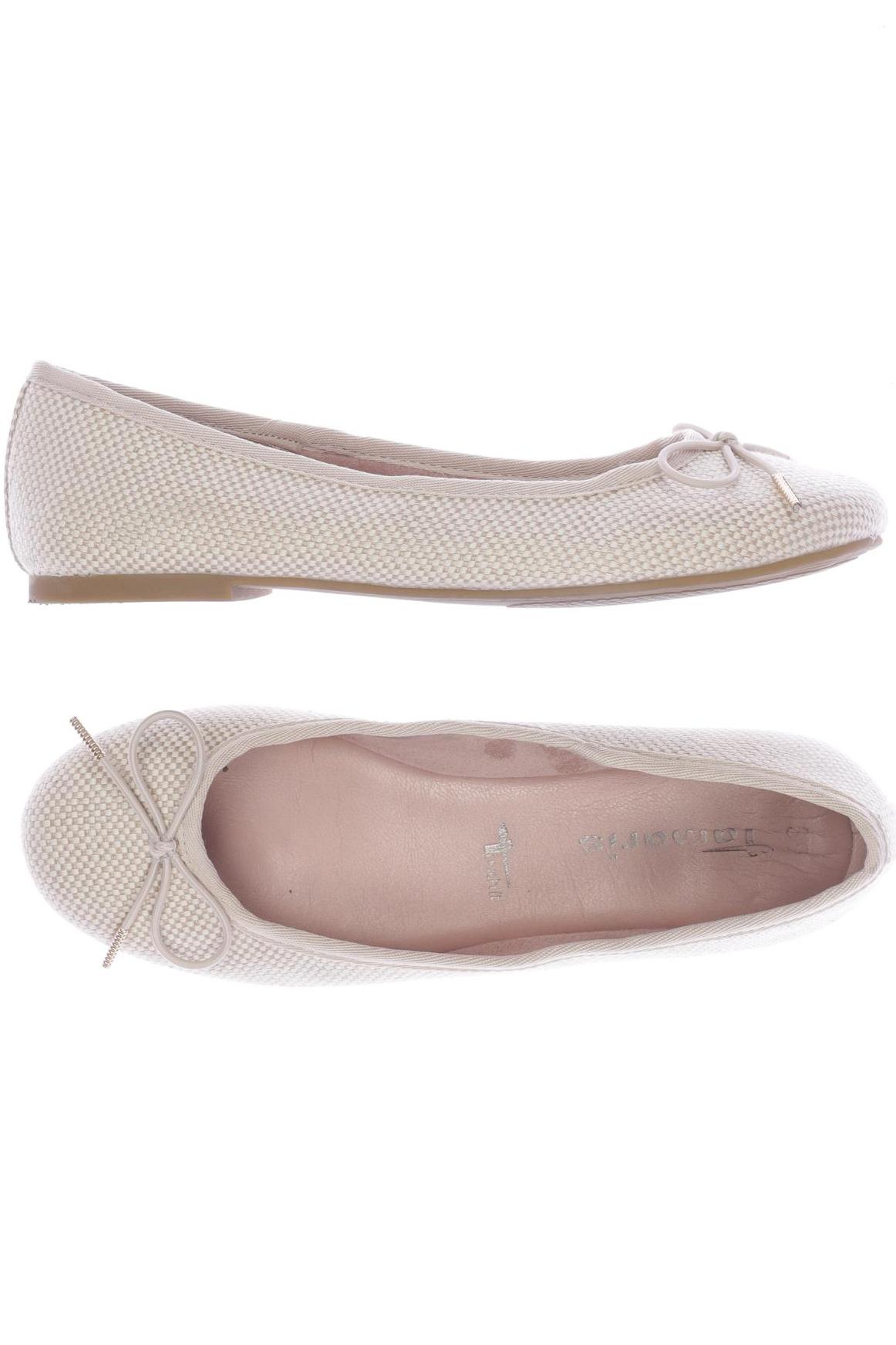 

Tamaris Damen Ballerinas, cremeweiß