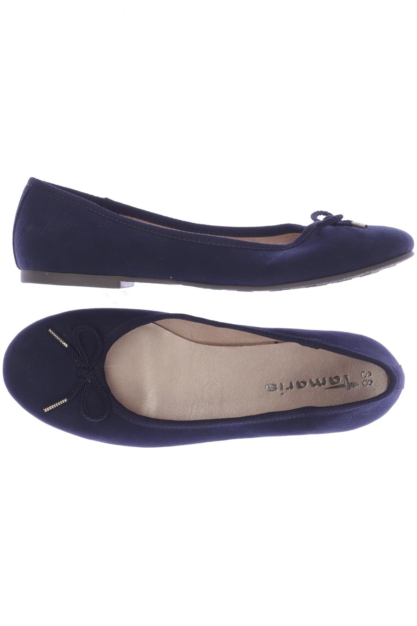 

Tamaris Damen Ballerinas, marineblau, Gr. 38