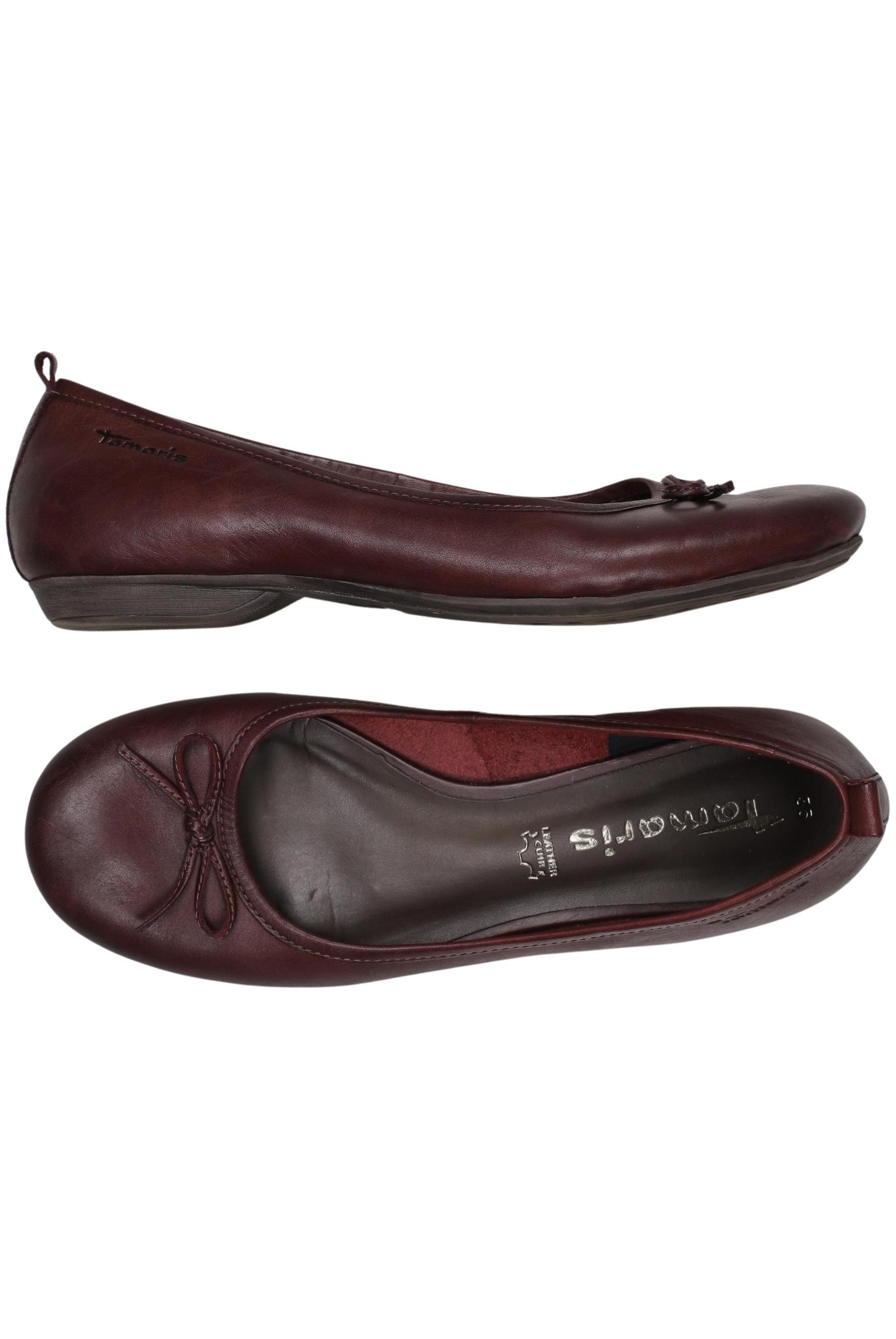 

Tamaris Damen Ballerinas, bordeaux, Gr. 36