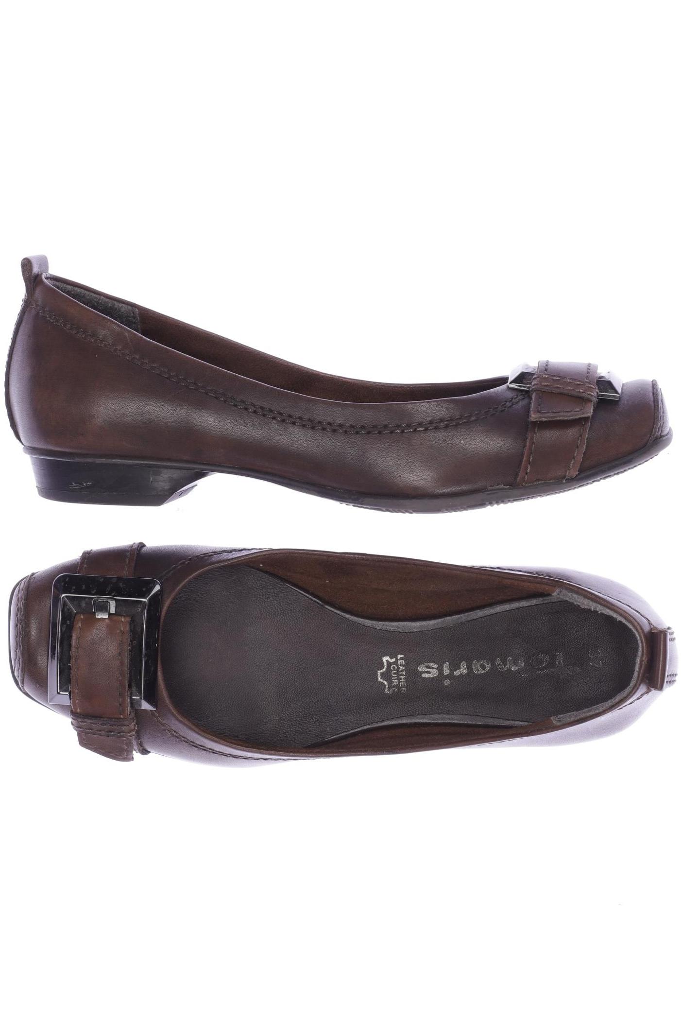 

Tamaris Damen Ballerinas, braun, Gr. 37