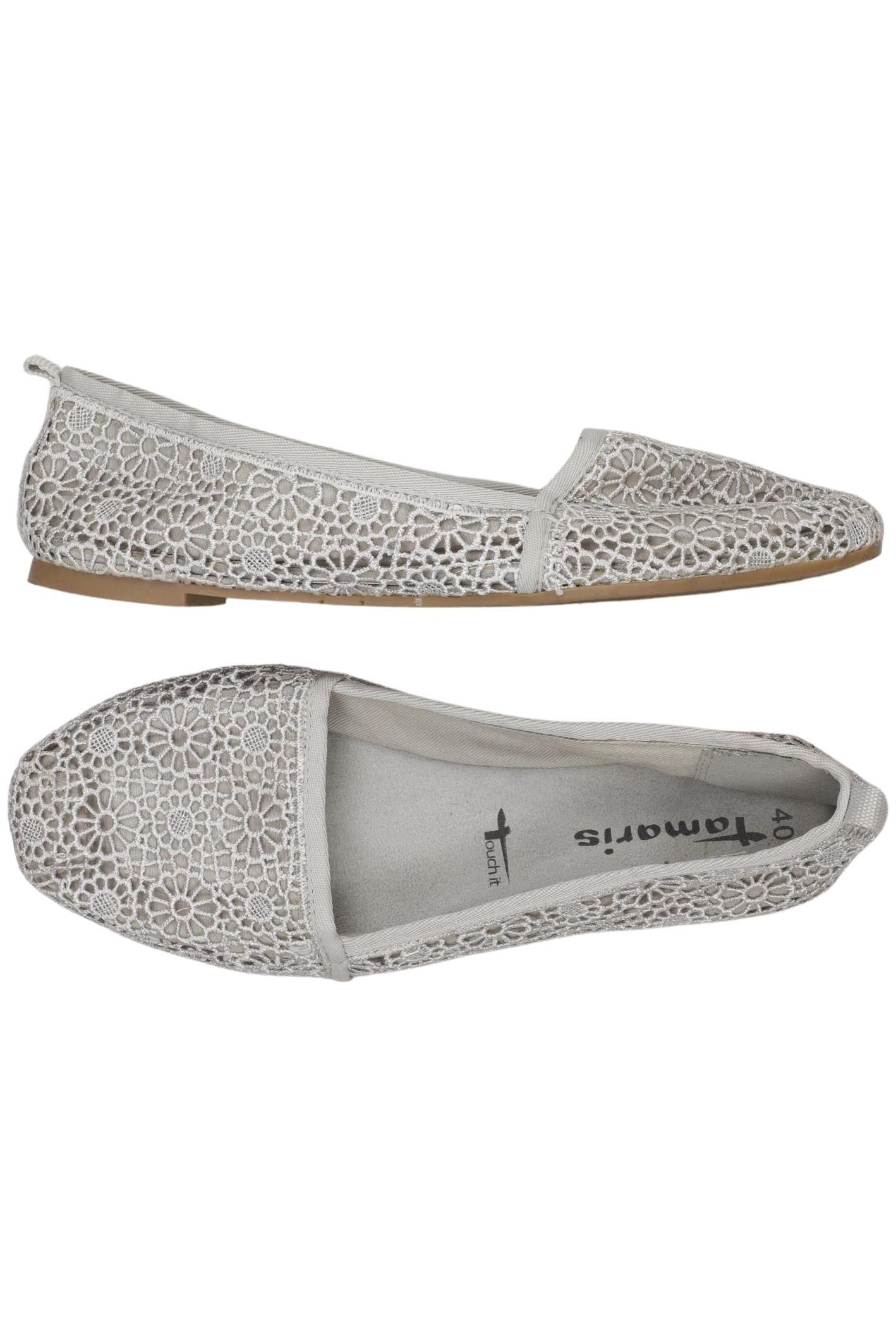 

Tamaris Damen Ballerinas, grau, Gr. 40