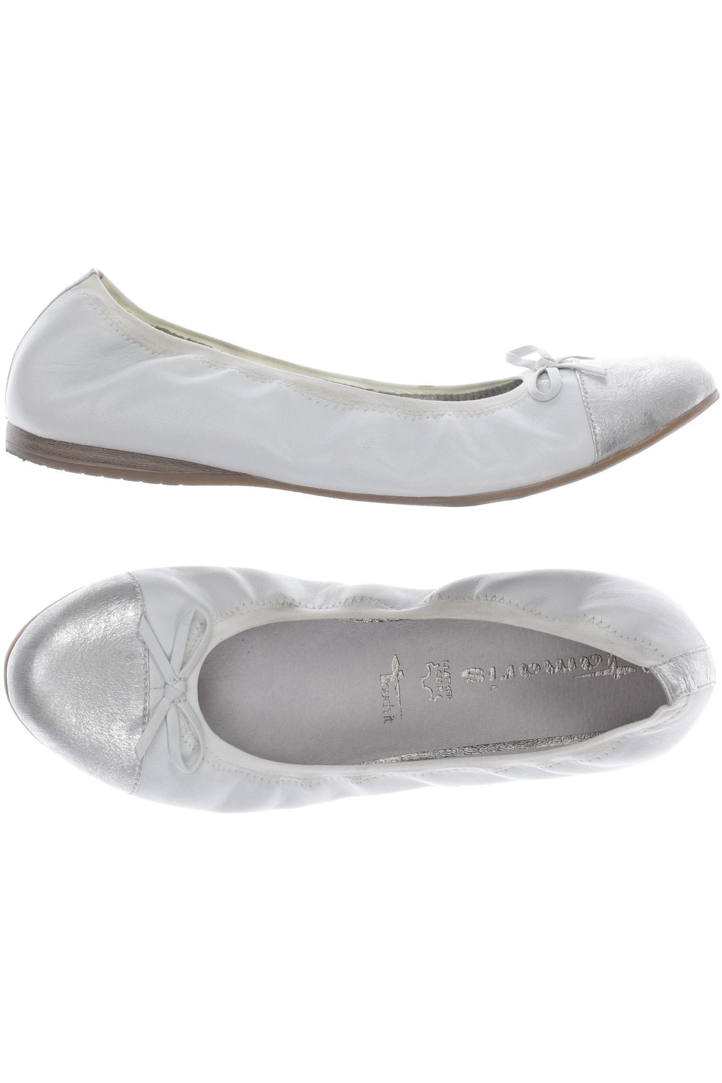 

Tamaris Damen Ballerinas, weiß, Gr. 38