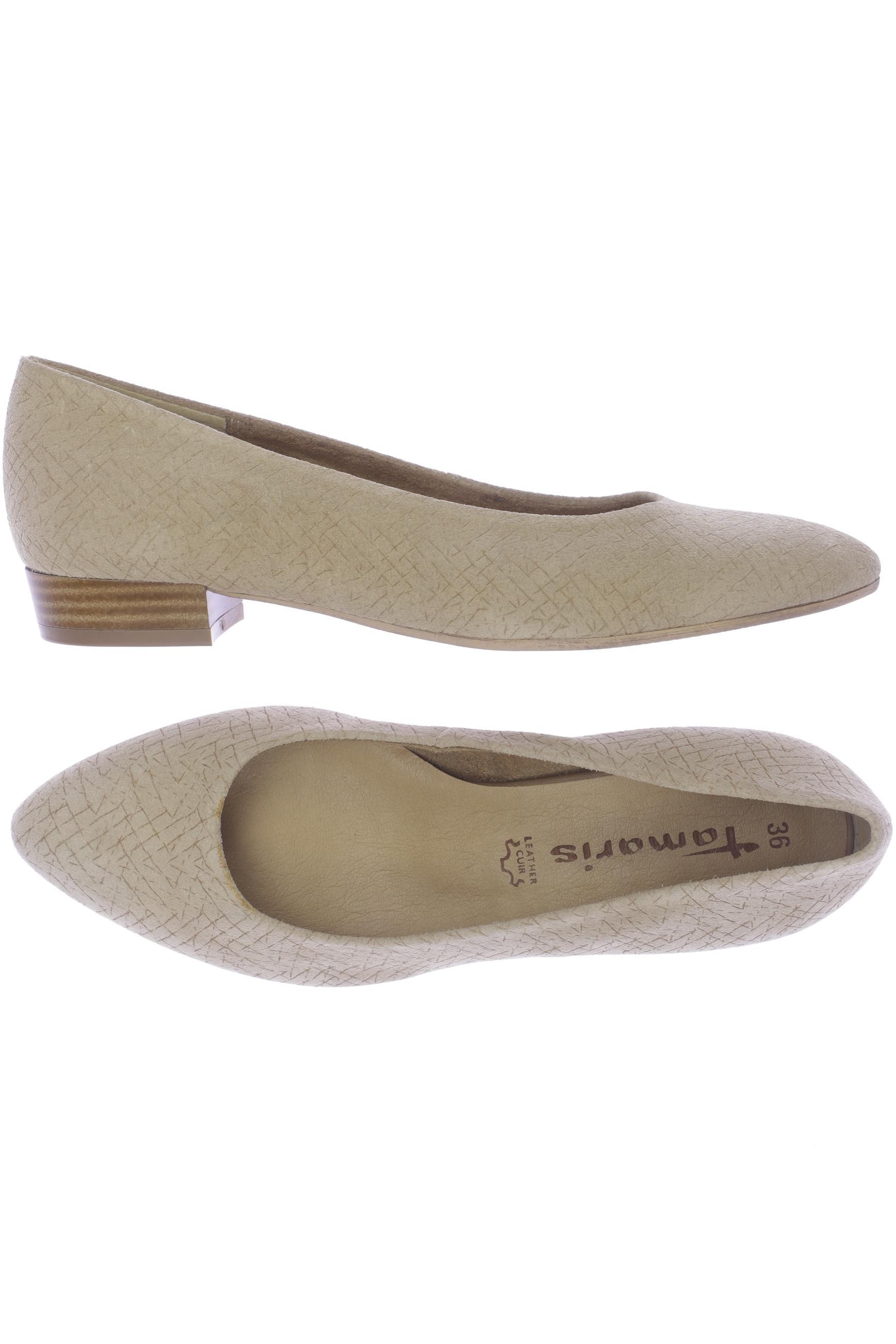 

Tamaris Damen Ballerinas, beige, Gr. 36