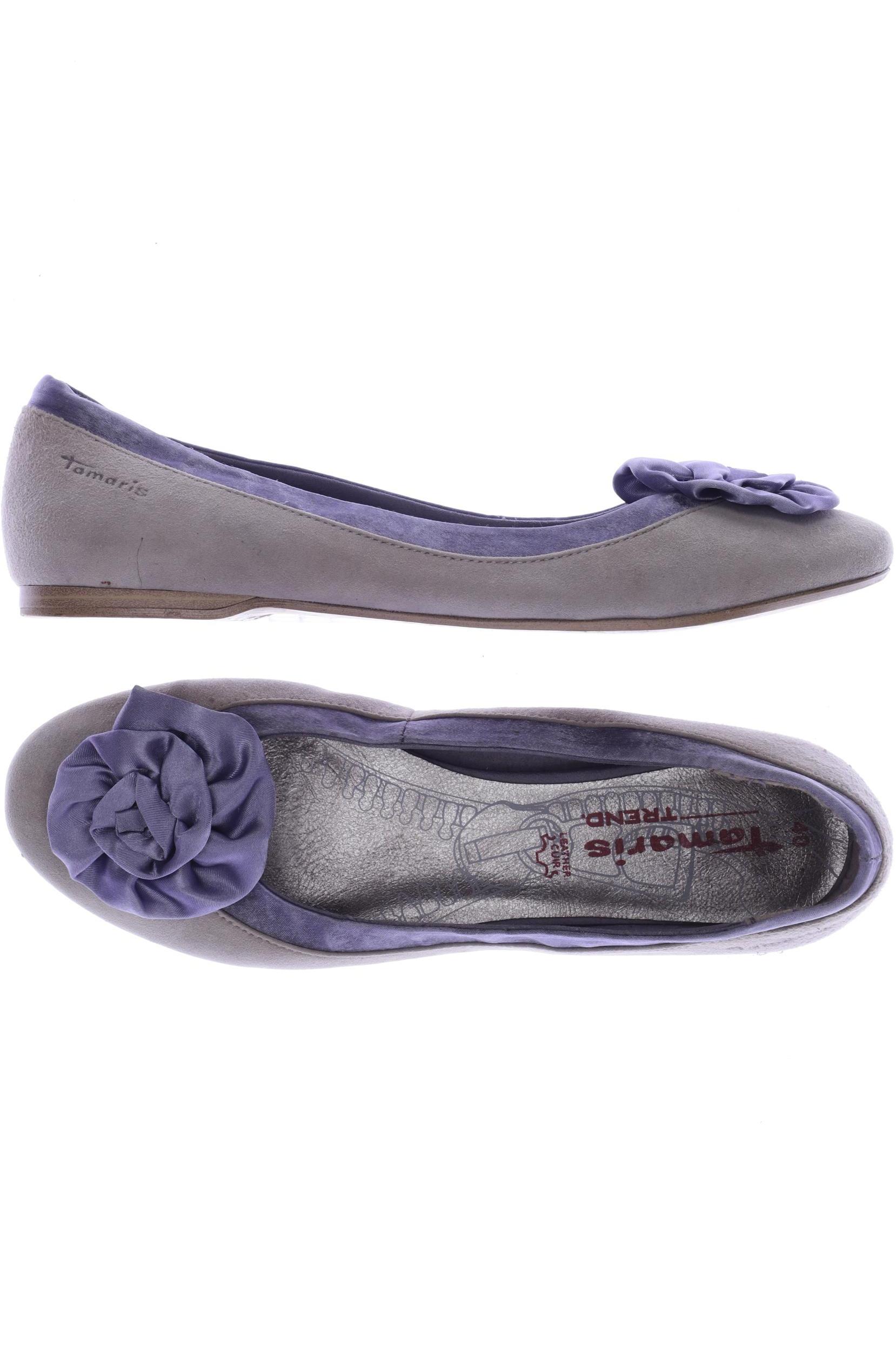 

Tamaris Damen Ballerinas, grau, Gr. 40