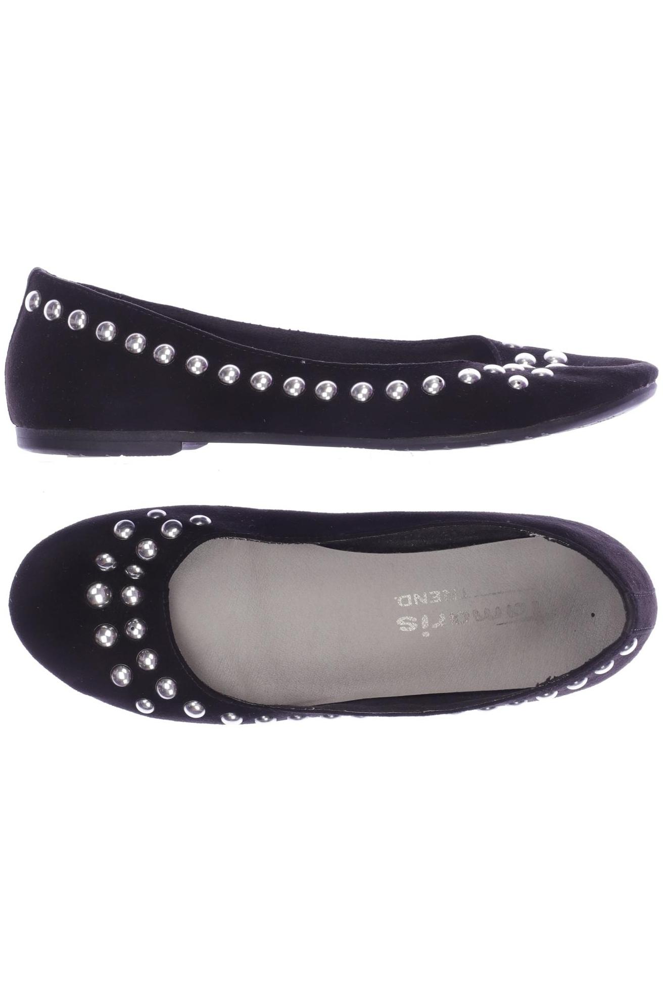 

Tamaris Damen Ballerinas, schwarz, Gr. 36