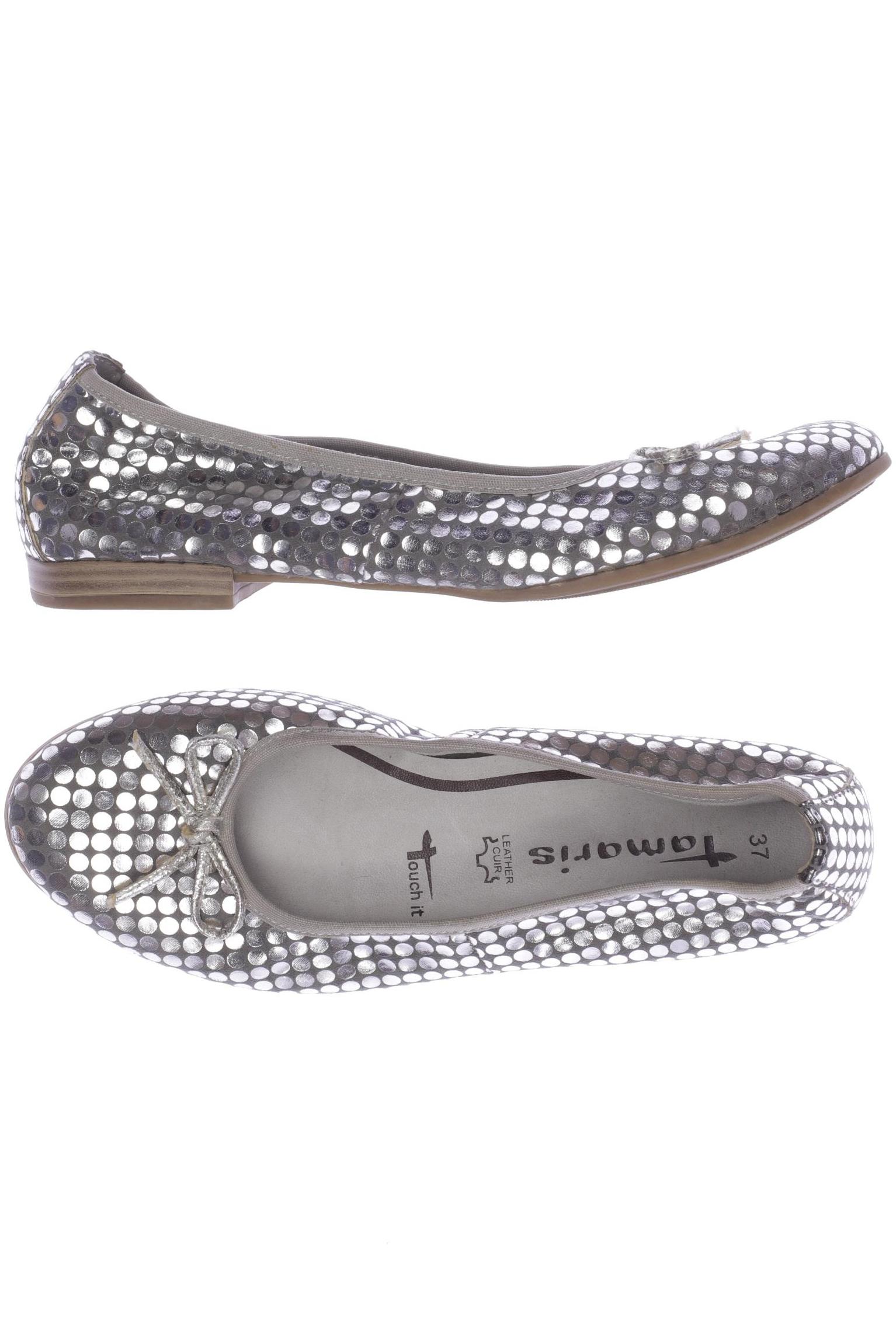 

Tamaris Damen Ballerinas, silber