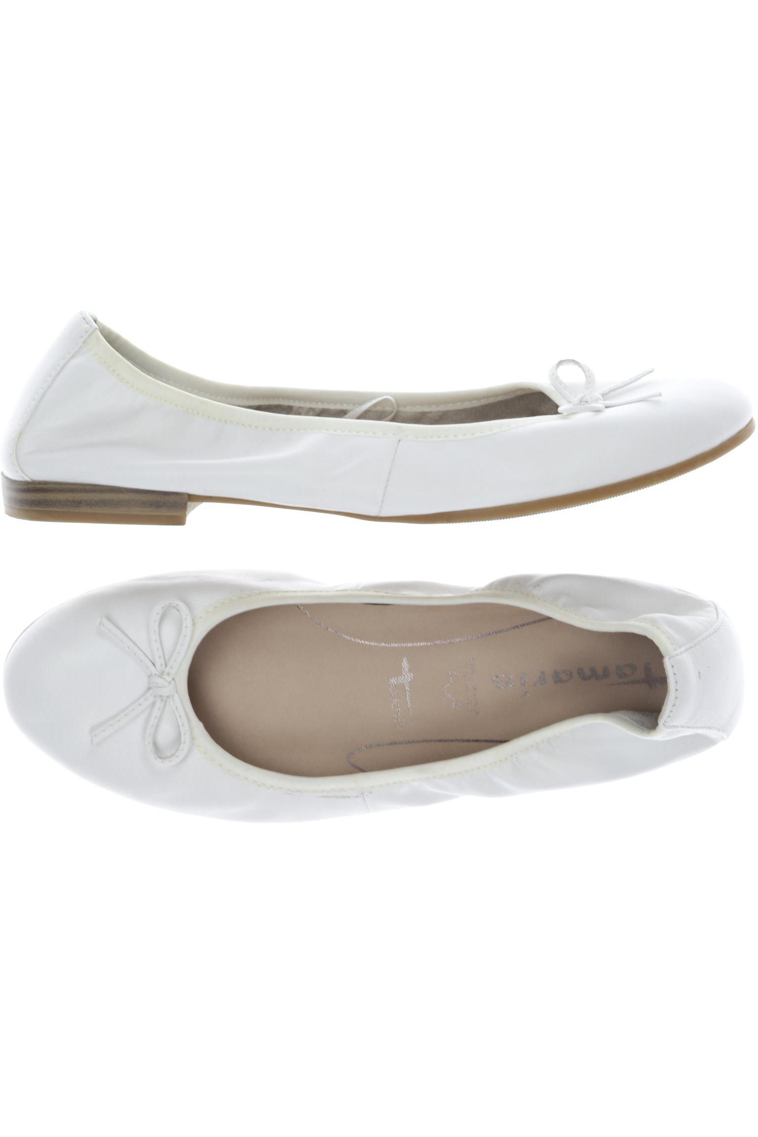 

Tamaris Damen Ballerinas, weiß, Gr. 38