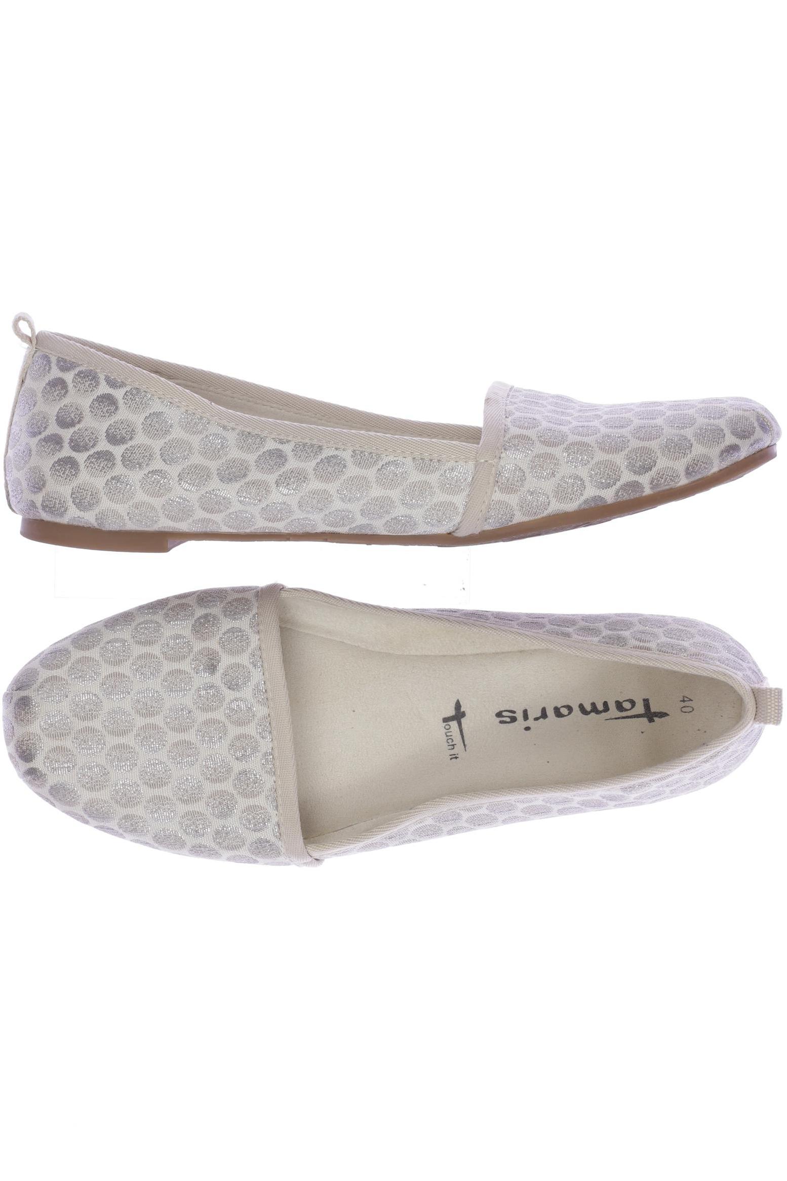 

Tamaris Damen Ballerinas, cremeweiß, Gr. 40
