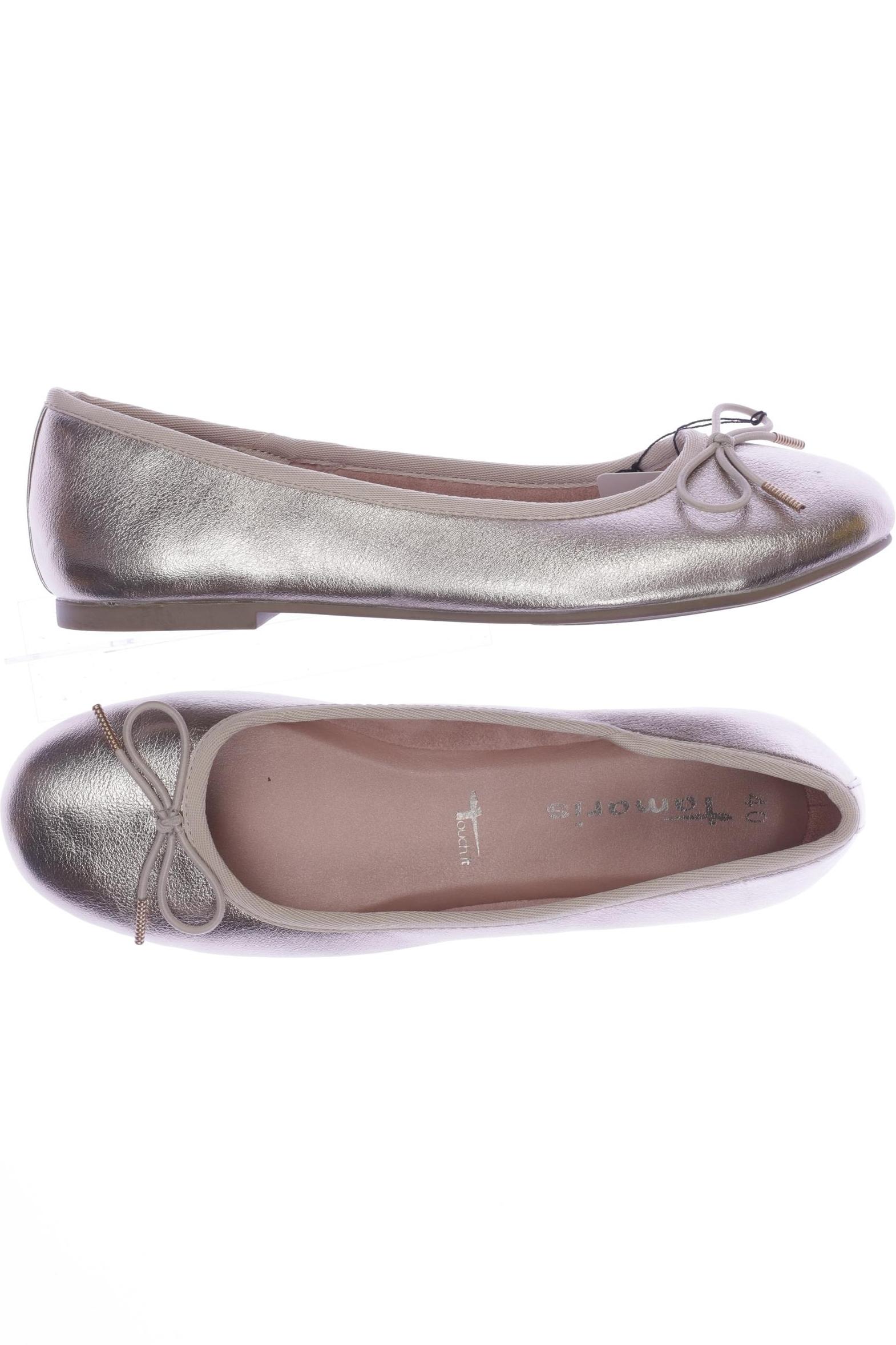 

Tamaris Damen Ballerinas, gold, Gr. 40
