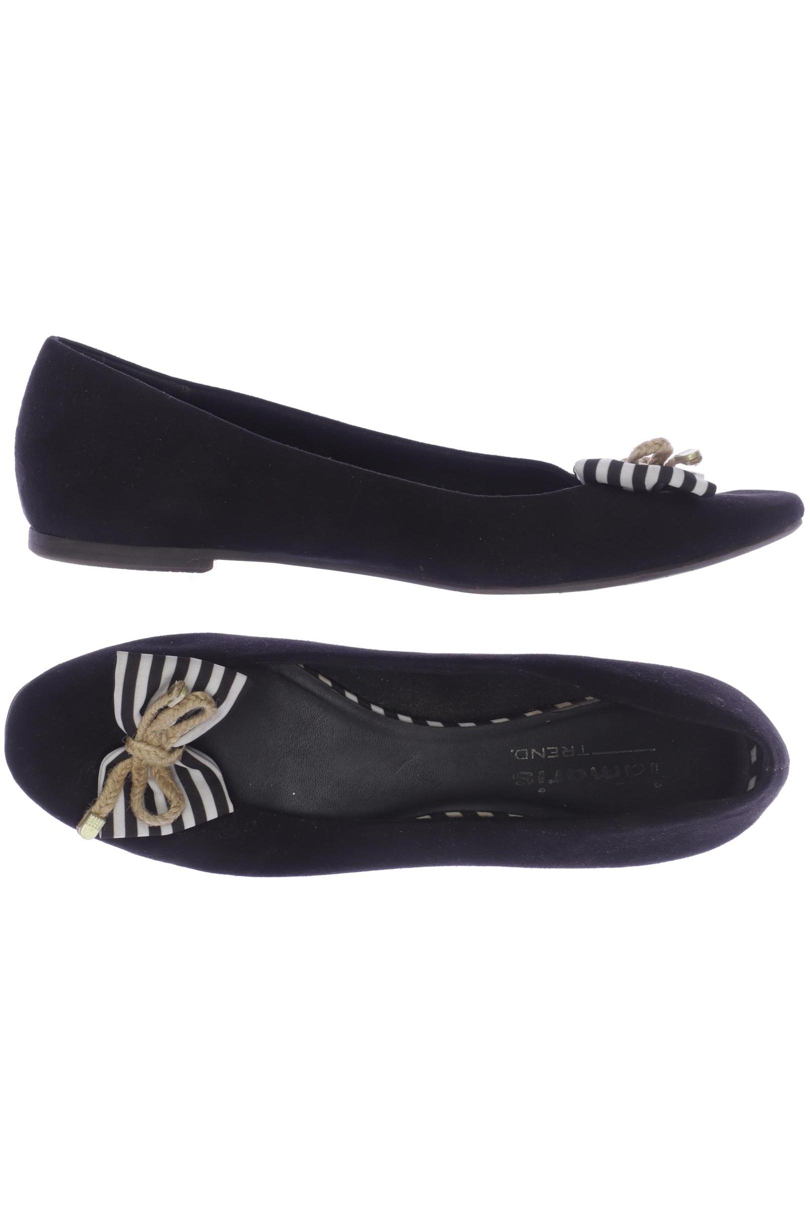 

Tamaris Damen Ballerinas, schwarz, Gr. 42