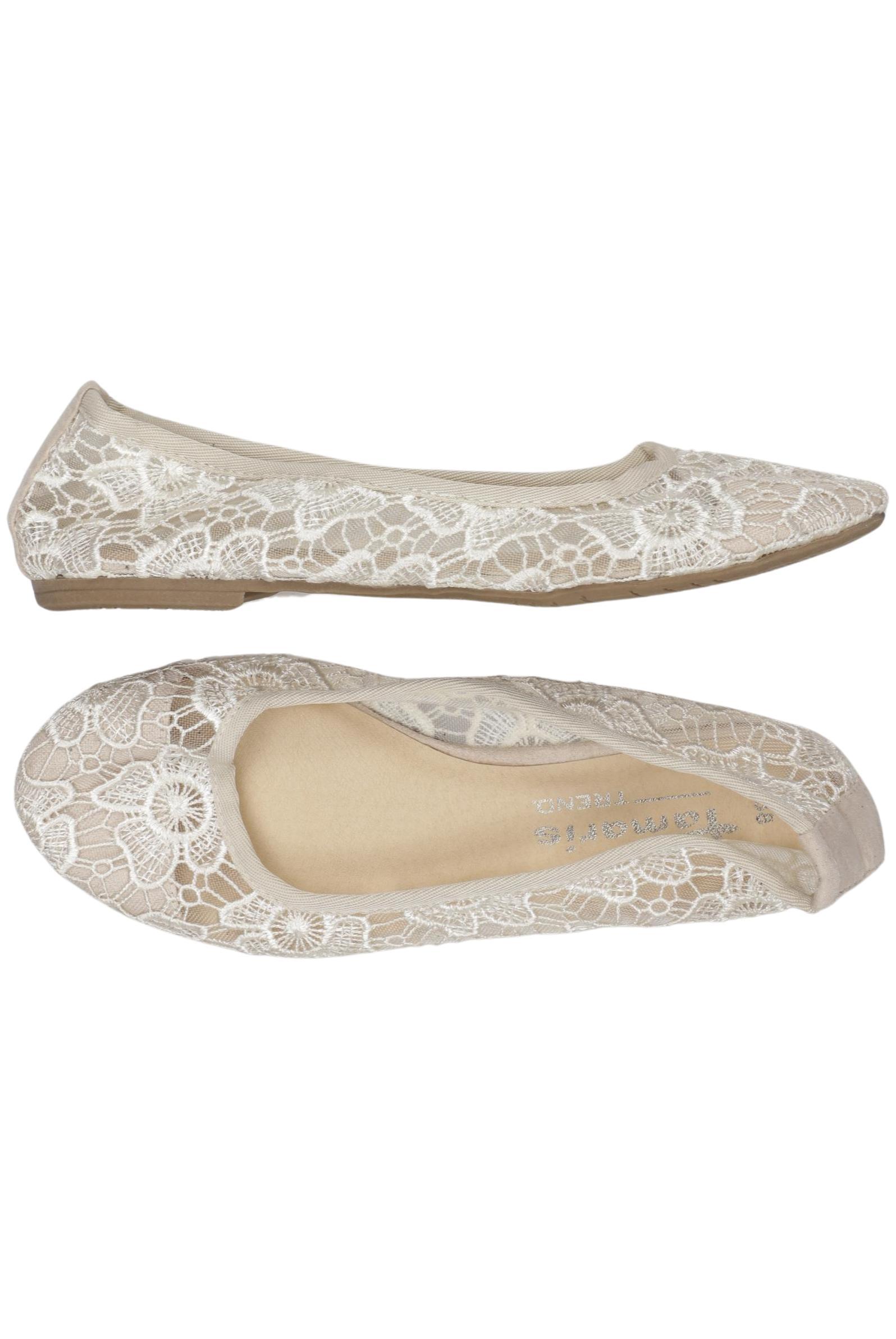 

Tamaris Damen Ballerinas, beige, Gr. 38