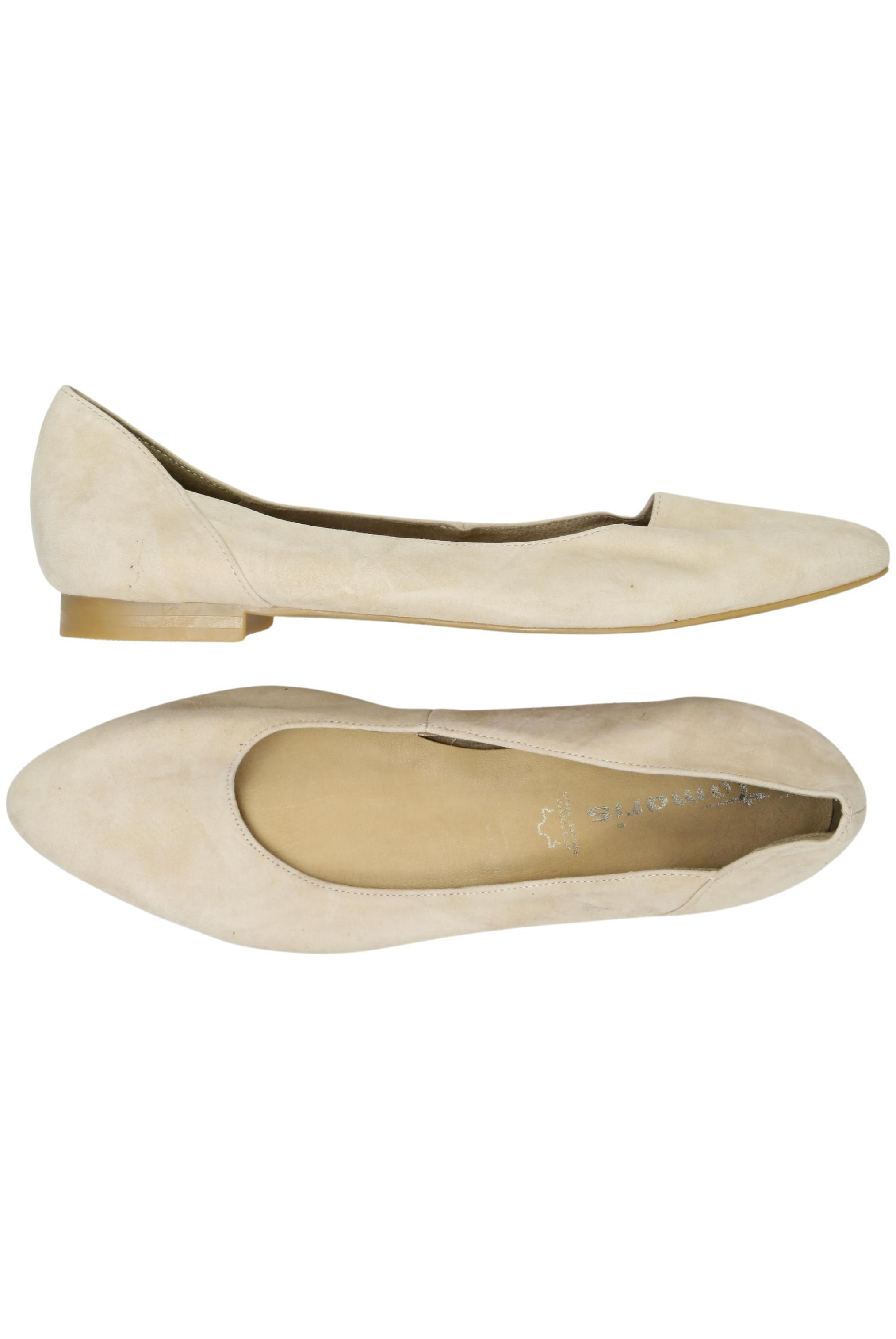 

Tamaris Damen Ballerinas, beige, Gr. 41
