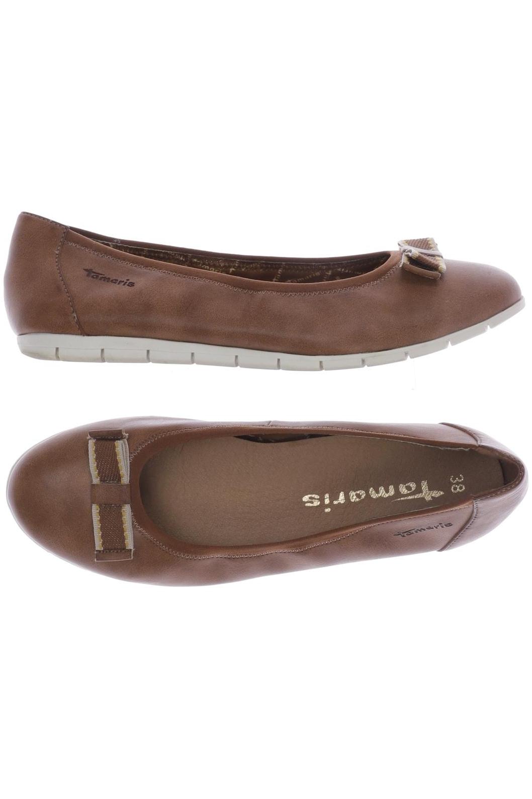 

Tamaris Damen Ballerinas, braun, Gr. 38