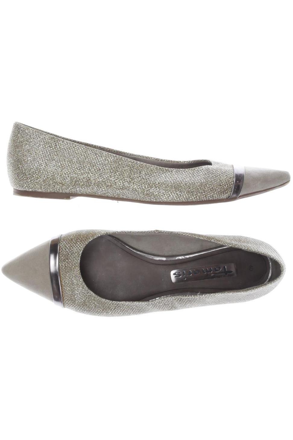 

Tamaris Damen Ballerinas, beige, Gr. 40