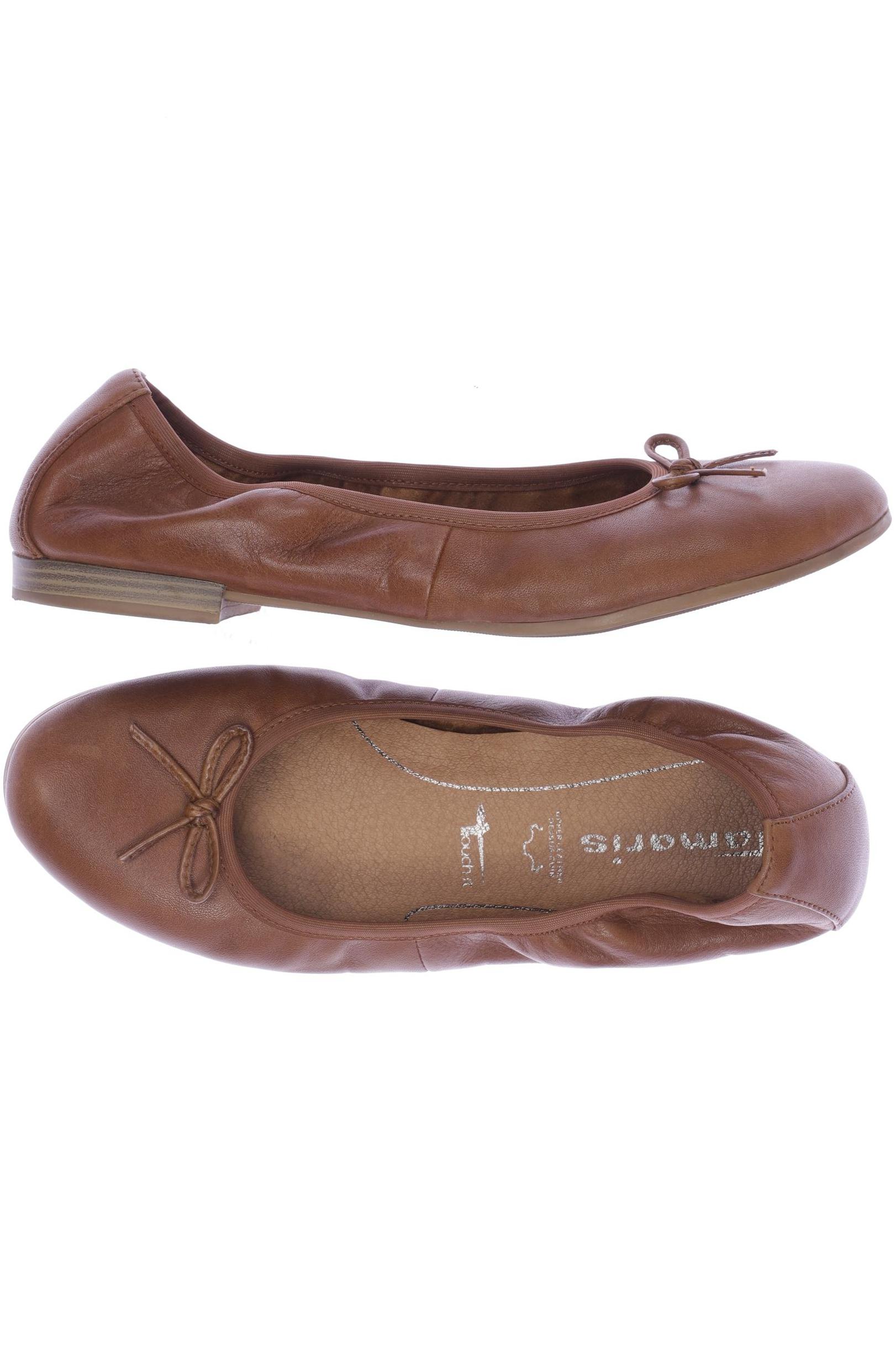

Tamaris Damen Ballerinas, braun, Gr. 38
