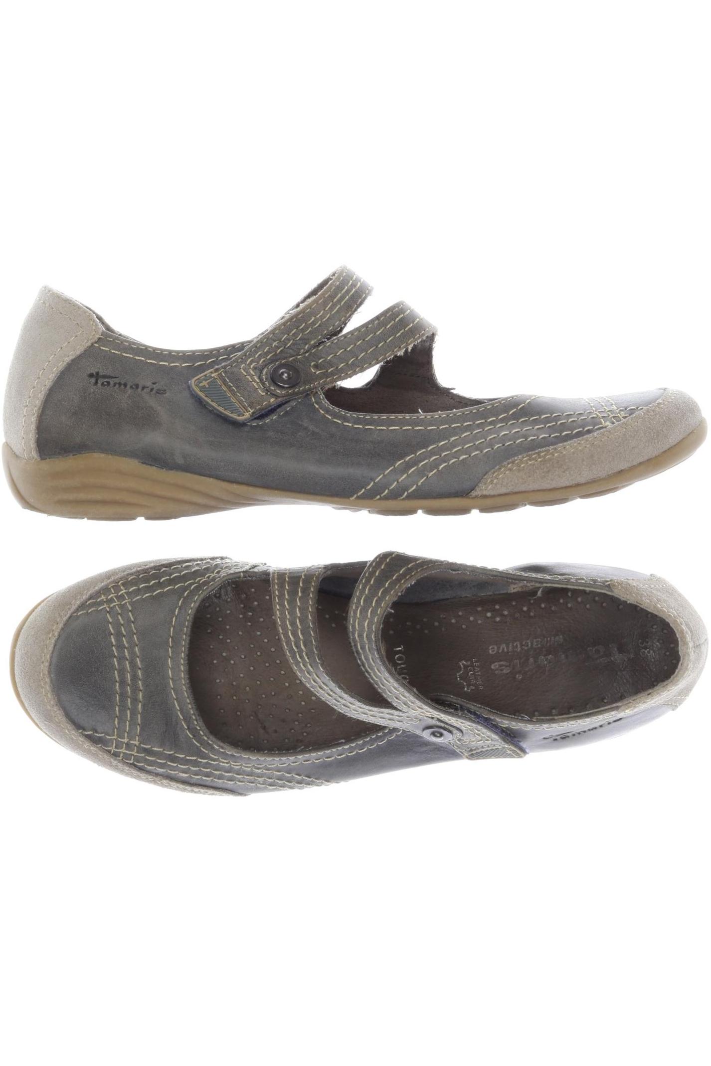 

Tamaris Damen Ballerinas, grau, Gr. 38