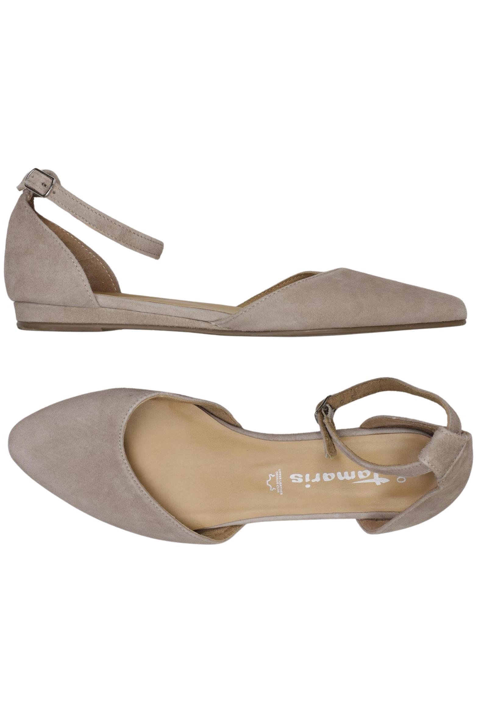 

Tamaris Damen Ballerinas, beige, Gr. 40