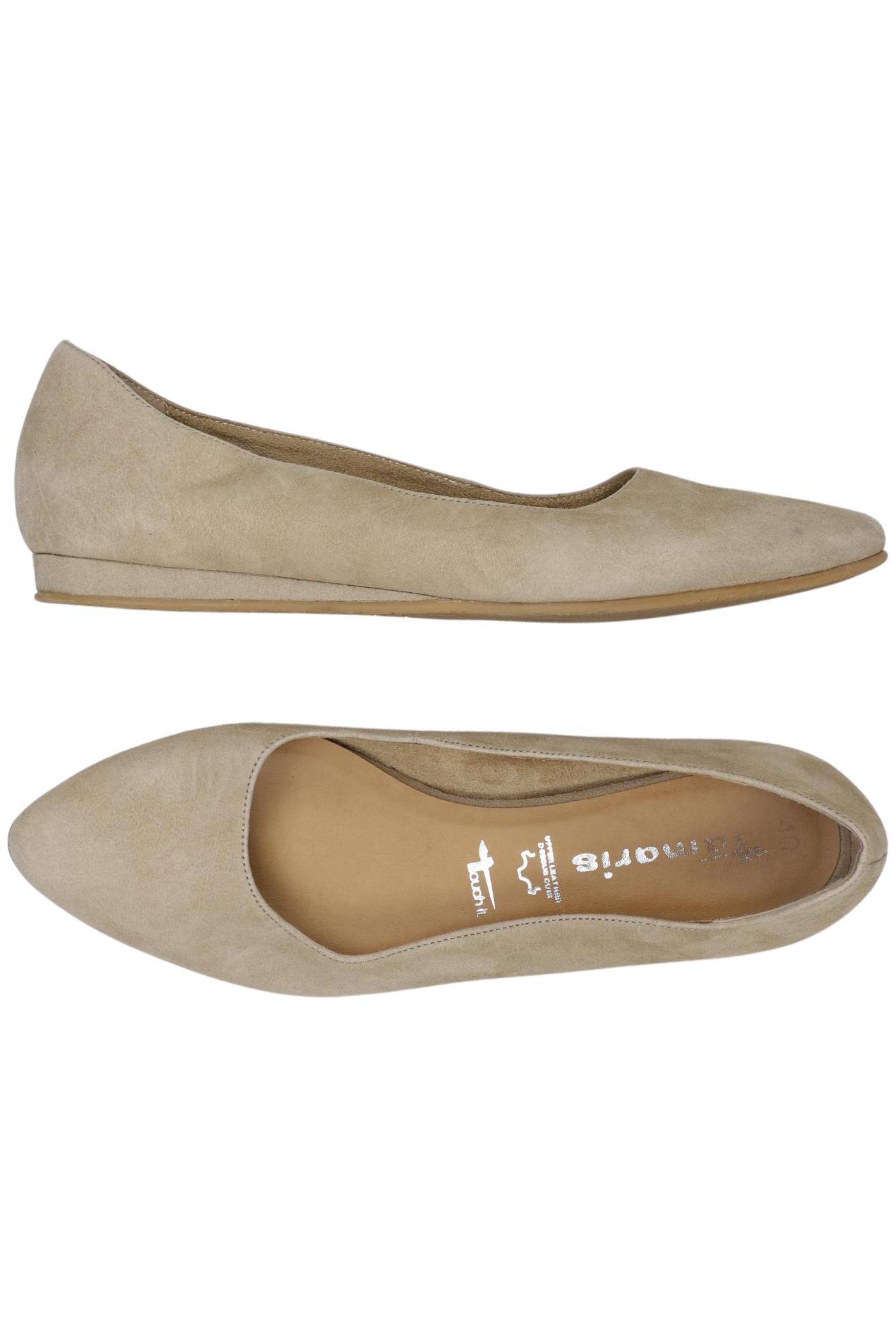 

Tamaris Damen Ballerinas, beige, Gr. 40